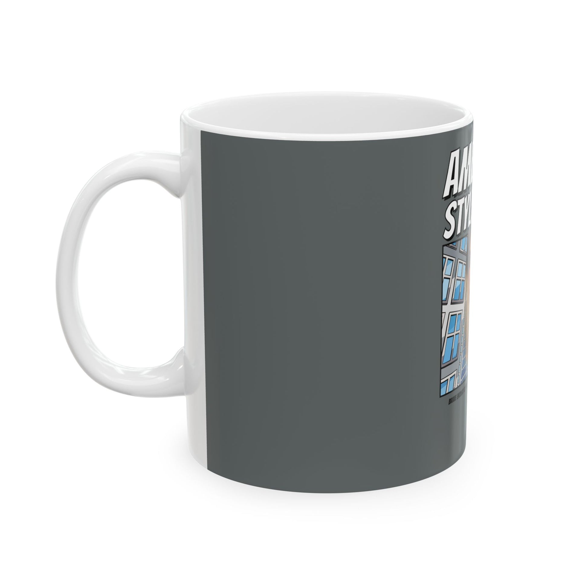 American Style Ceramic Mug - Stylish 11oz & 15oz Coffee Cup for Trendy Drinkware