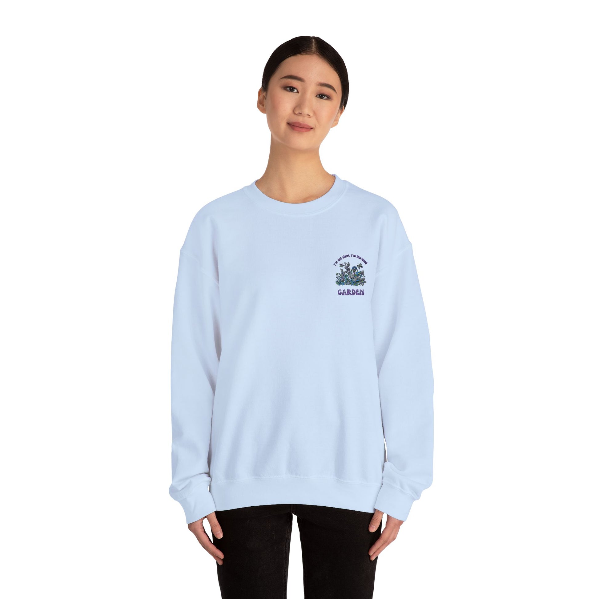 Garden Vibes Unisex Crewneck Sweatshirt - Cozy Botanical Style