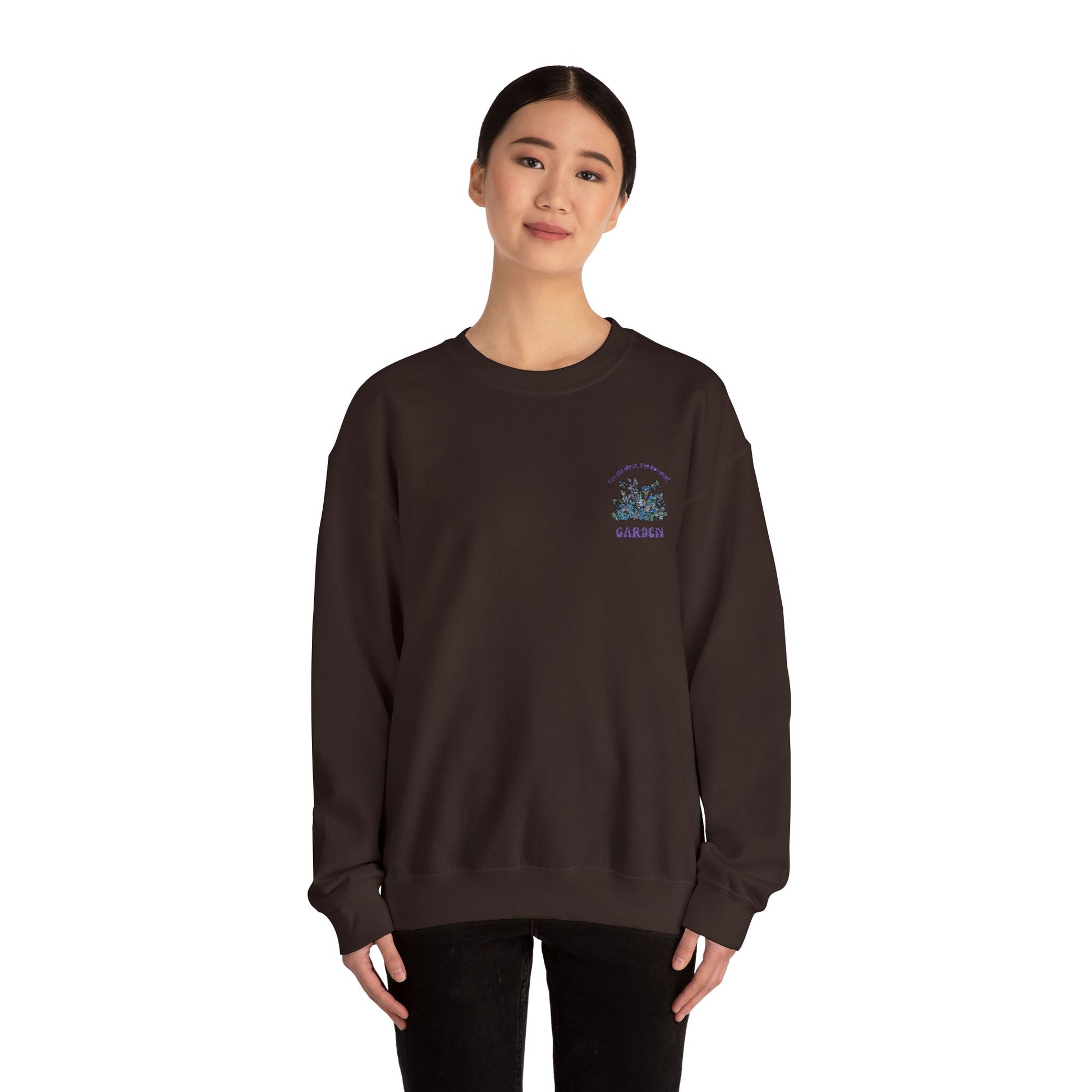 Garden Vibes Unisex Crewneck Sweatshirt - Cozy Botanical Style