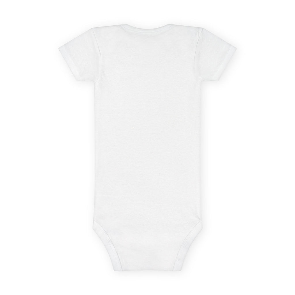 Cute Baby Short Sleeve Onesie® - 'Pink Heart' Design for Infants