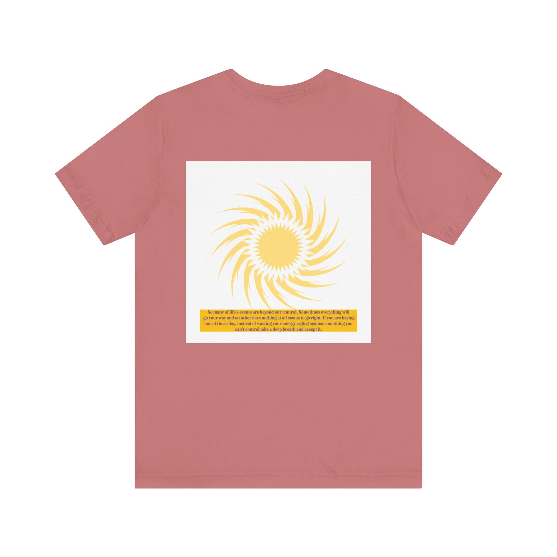 Energy Beacon Short Sleeve Tee - Unisex Inspirational Sun Design