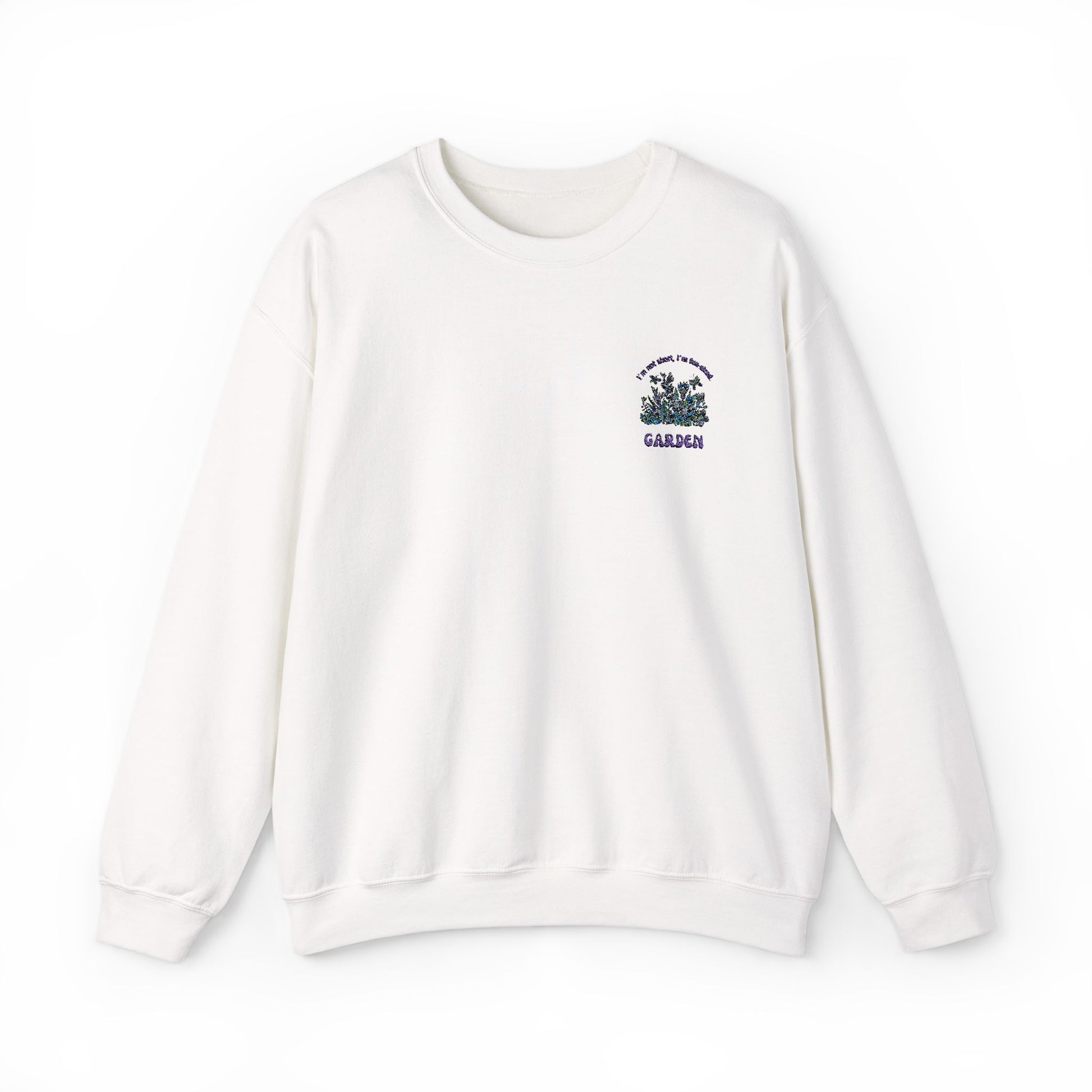 Garden Vibes Unisex Crewneck Sweatshirt - Cozy Botanical Style