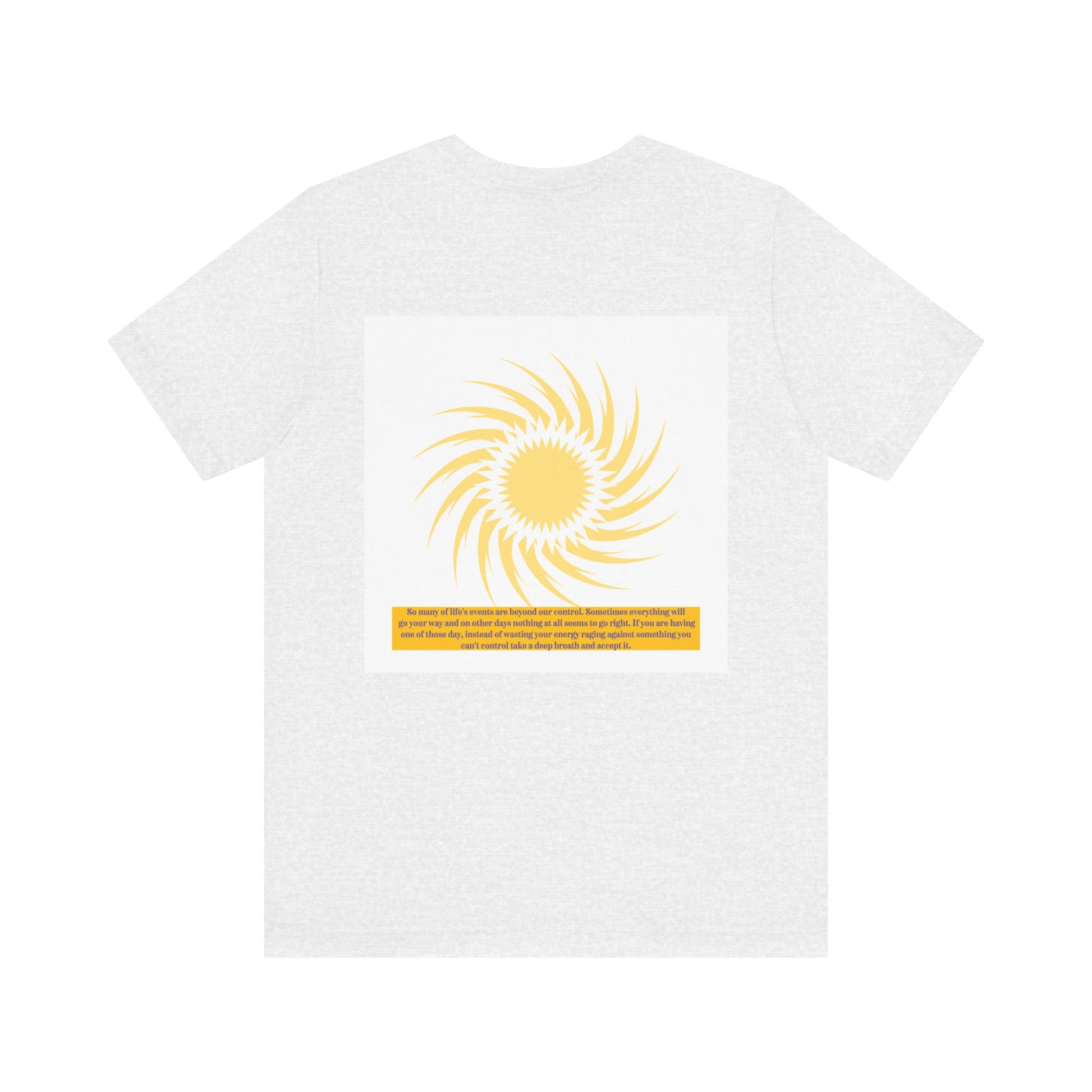 Energy Beacon Short Sleeve Tee - Unisex Inspirational Sun Design
