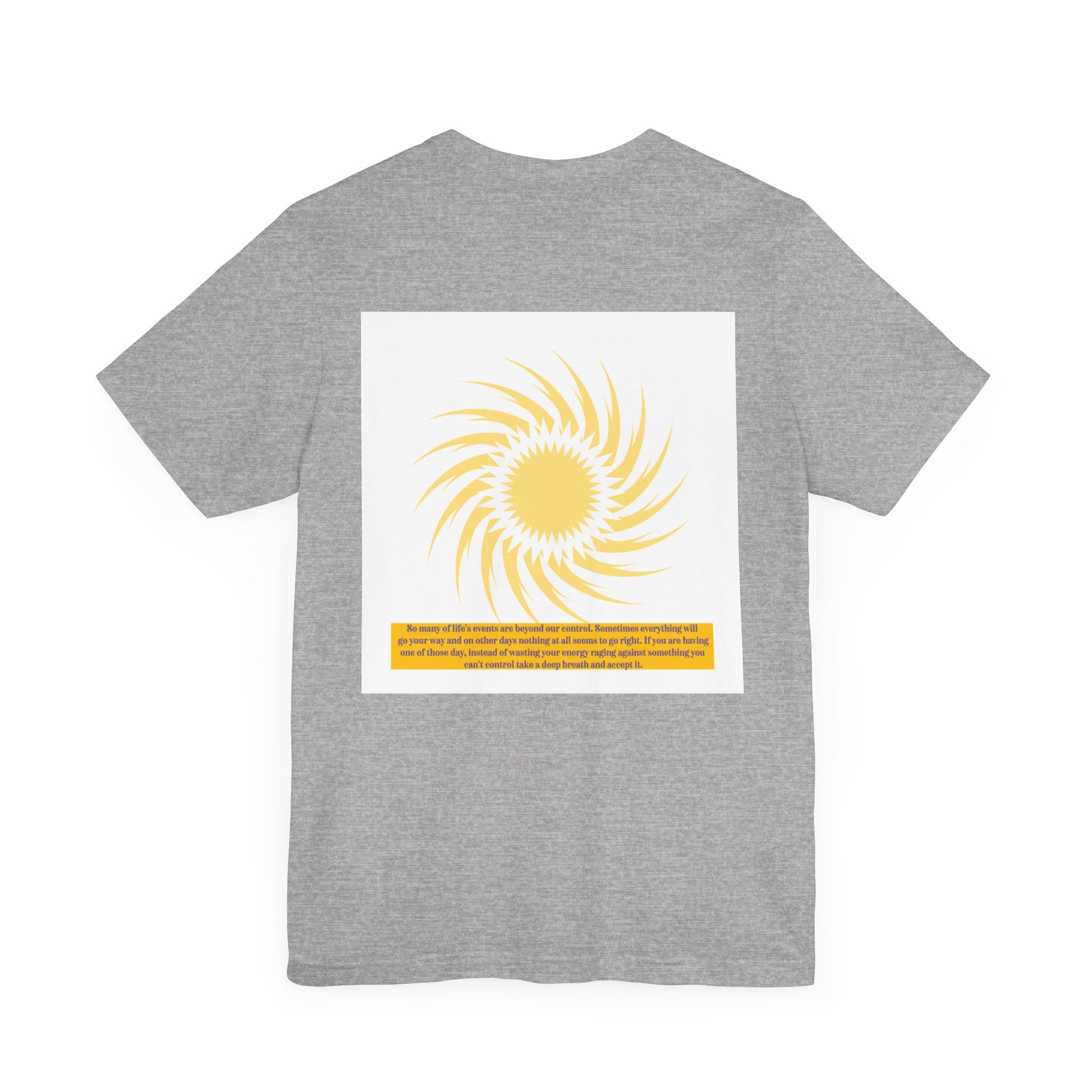 Energy Beacon Short Sleeve Tee - Unisex Inspirational Sun Design