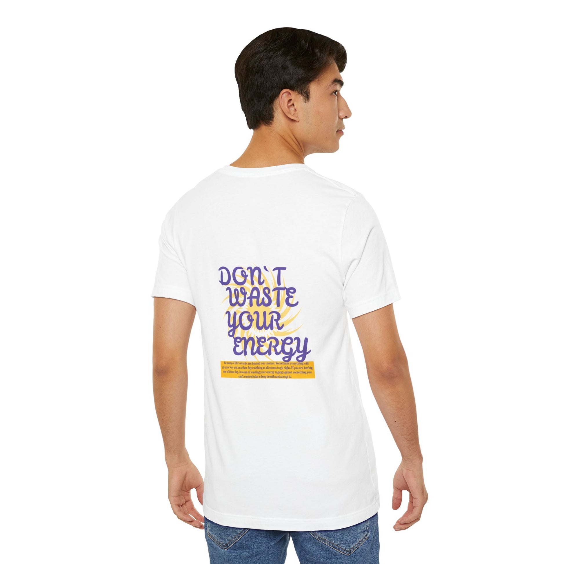 Sunshine Energy Quote Unisex Jersey T-Shirt | Positive Vibes Apparel
