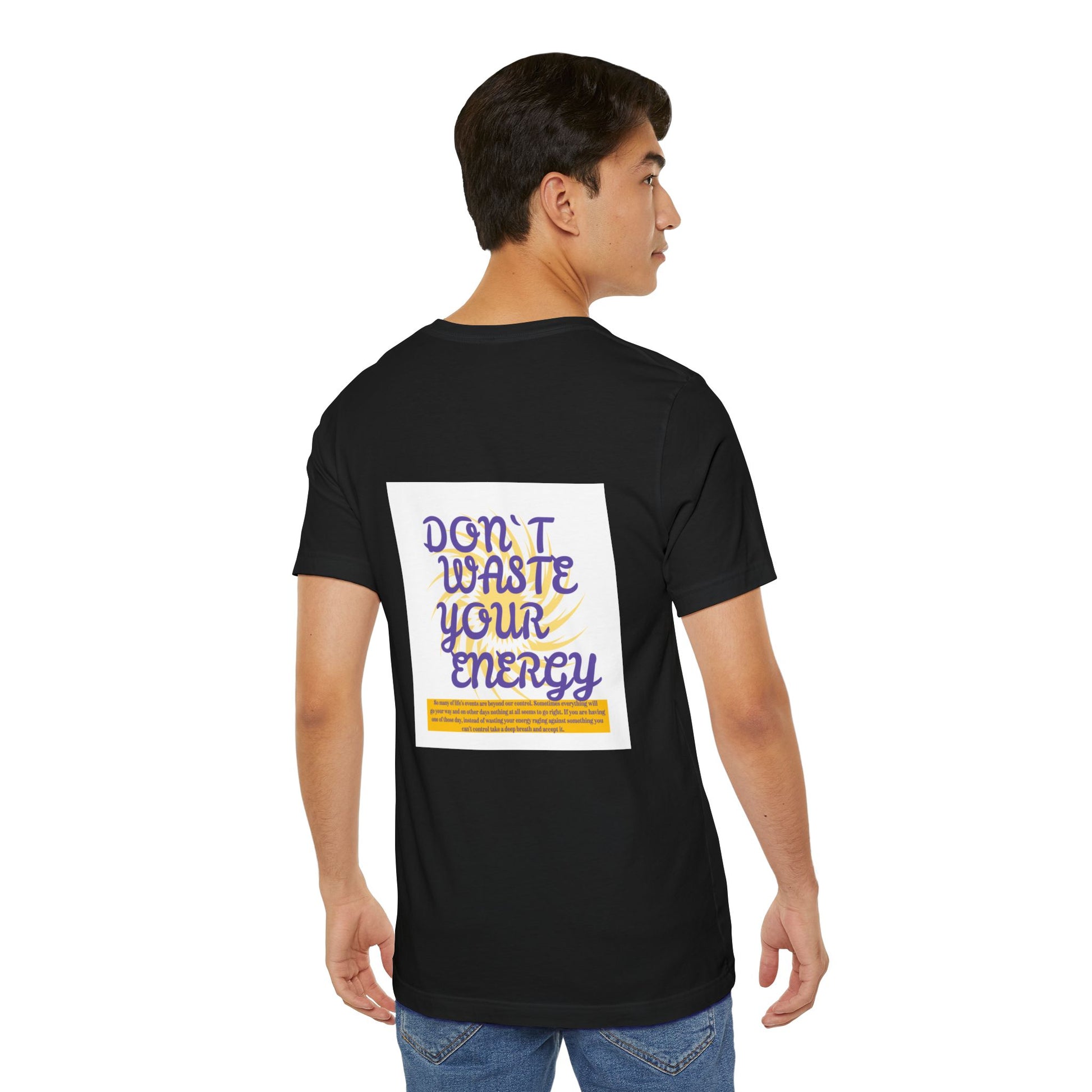 Sunshine Energy Quote Unisex Jersey T-Shirt | Positive Vibes Apparel