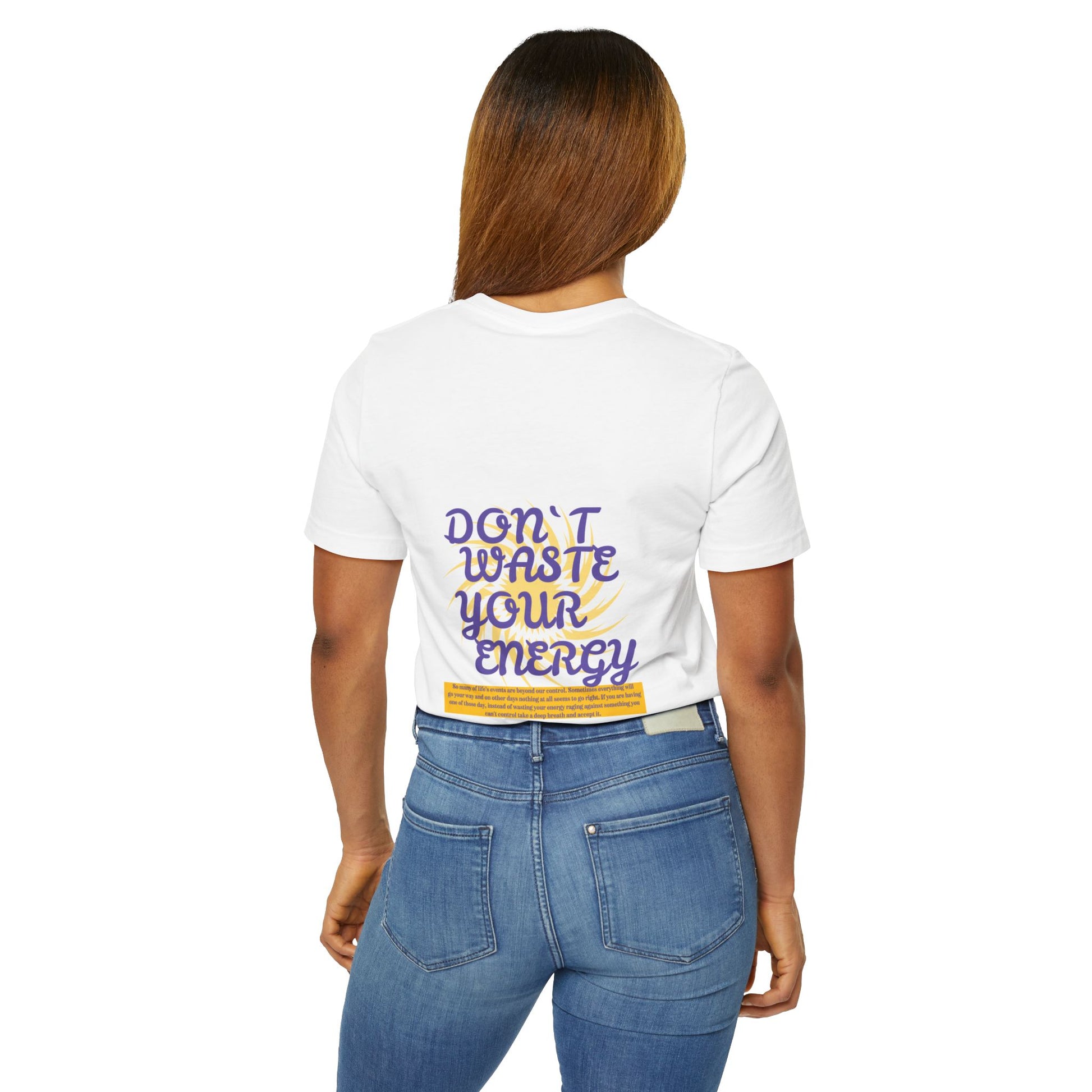 Sunshine Energy Quote Unisex Jersey T-Shirt | Positive Vibes Apparel
