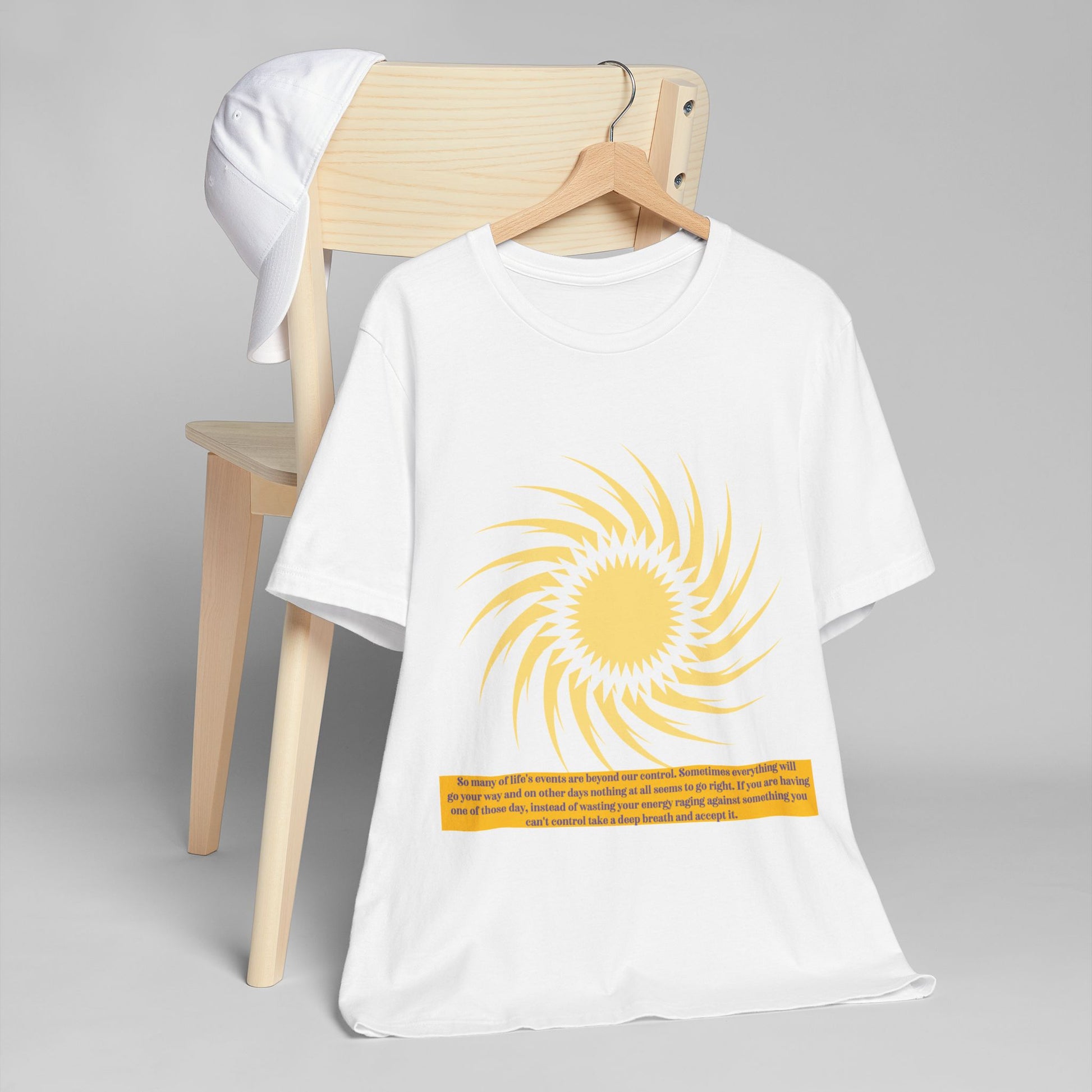 Sunshine Energy Quote Unisex Jersey T-Shirt | Positive Vibes Apparel