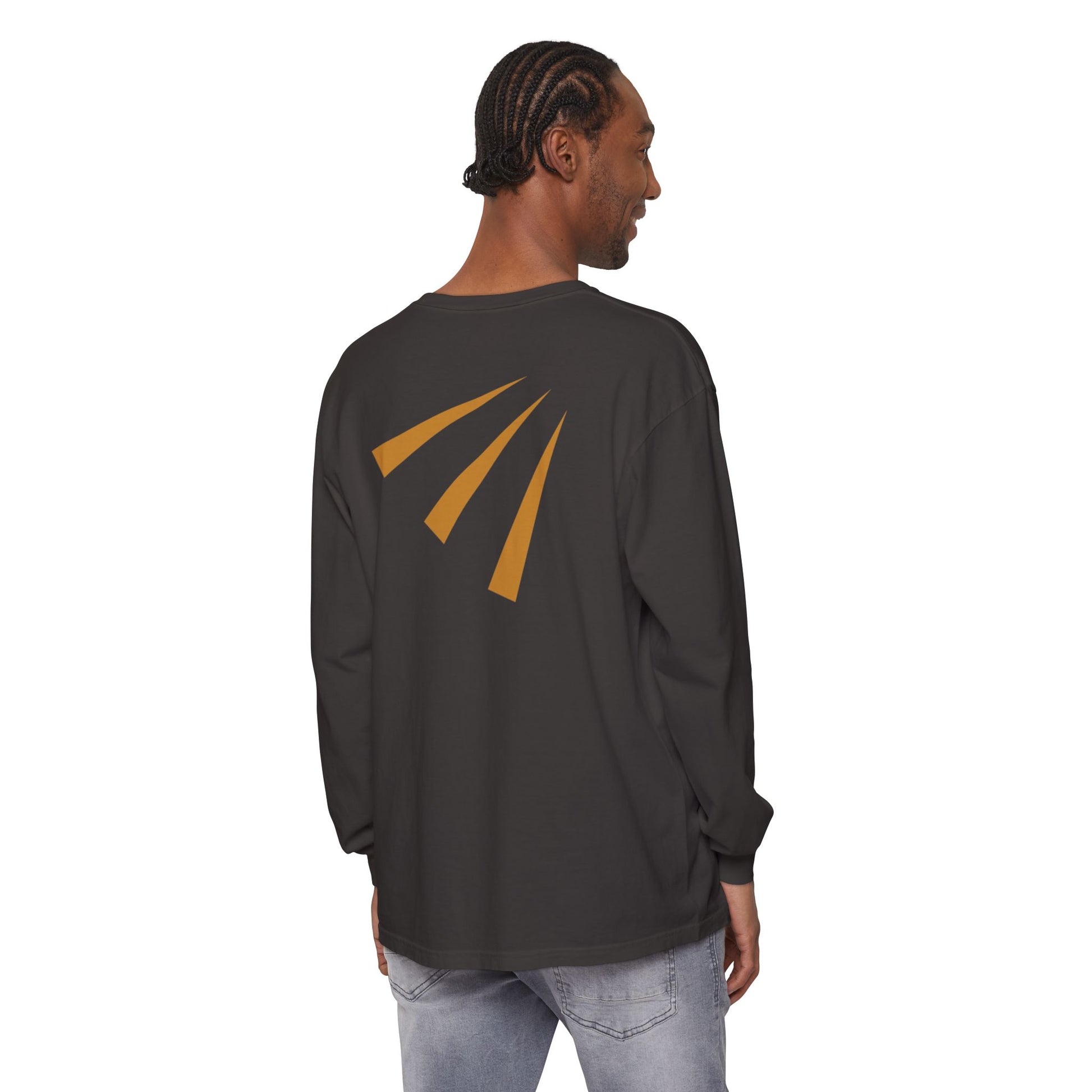 Smiling Character Unisex Long Sleeve Tee - Perfect for Casual Days & Gift Giving