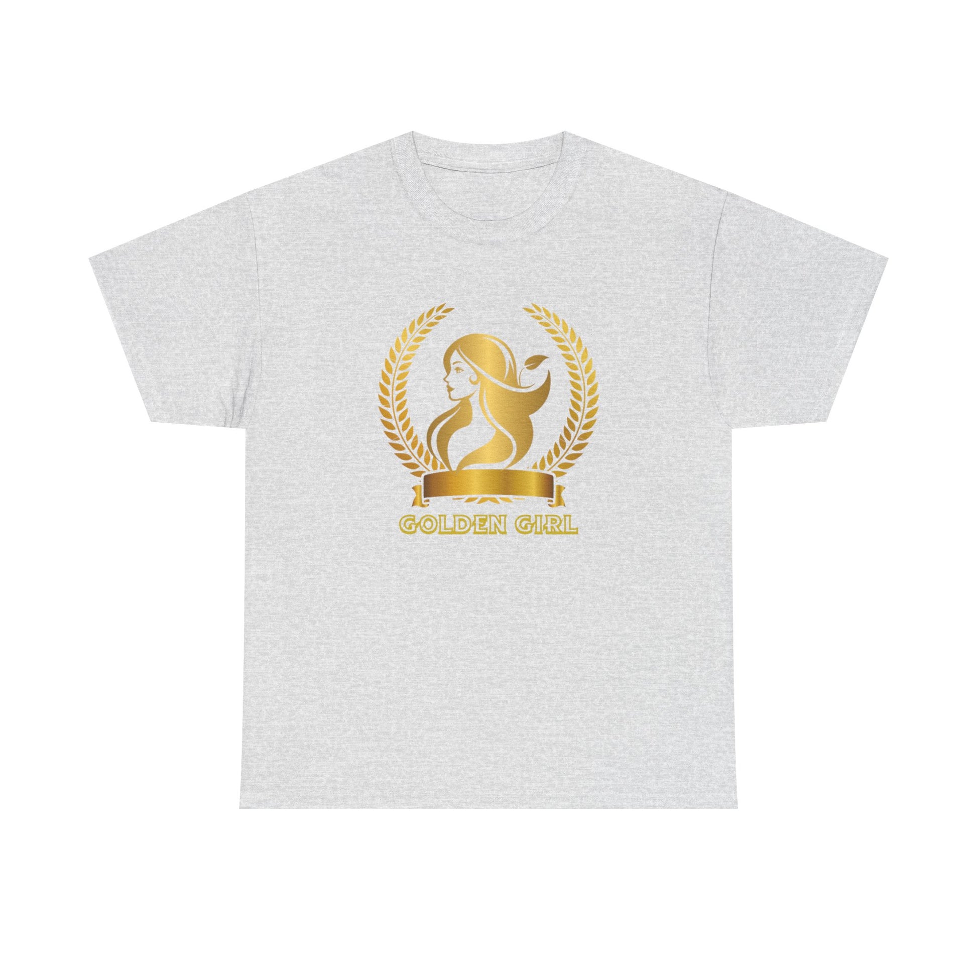 Golden Owl Unisex Heavy Cotton Tee - Casual Wear, Trendy T-Shirt, Unique Gift, Comfortable Apparel, Perfect for Any Occasion