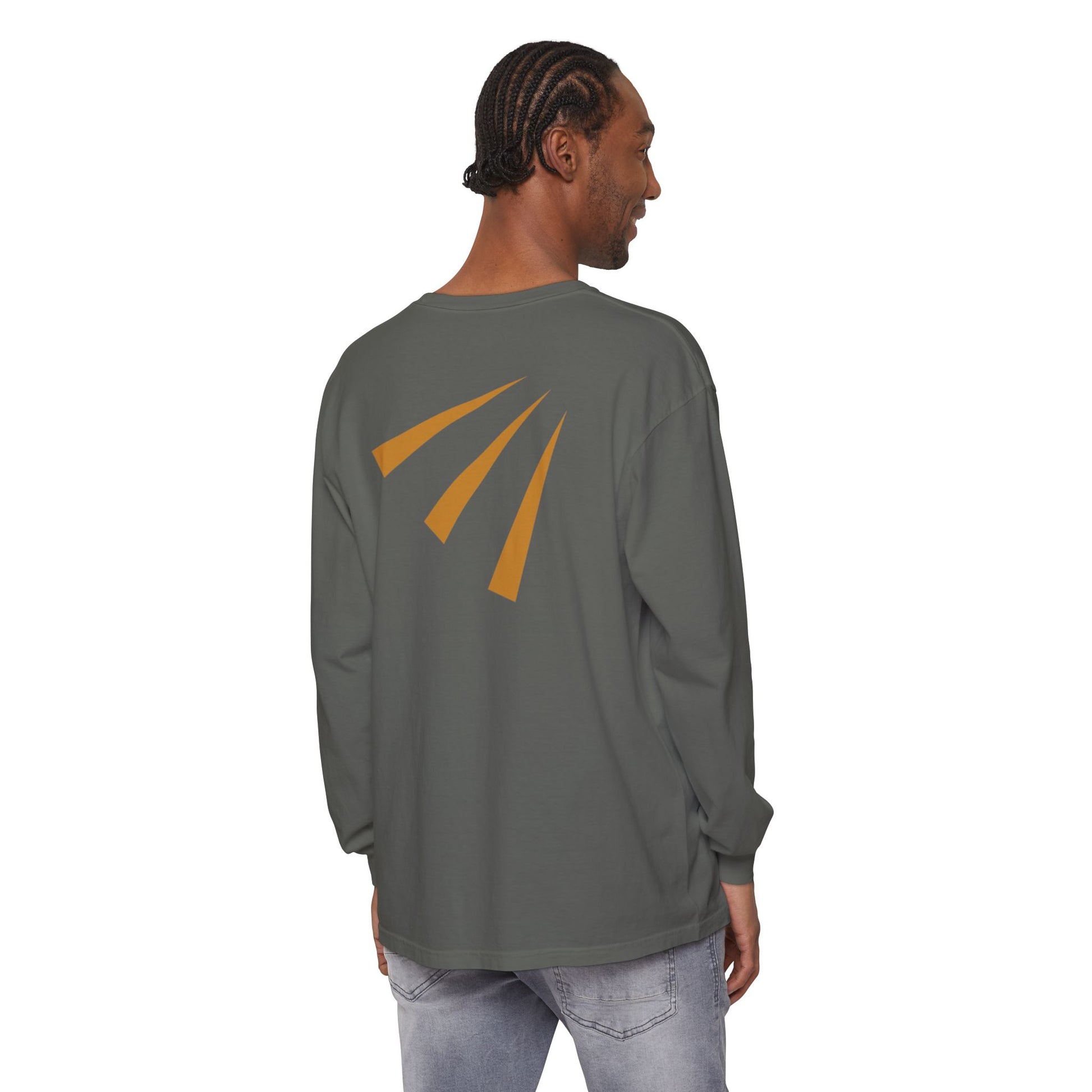 Smiling Character Unisex Long Sleeve Tee - Perfect for Casual Days & Gift Giving