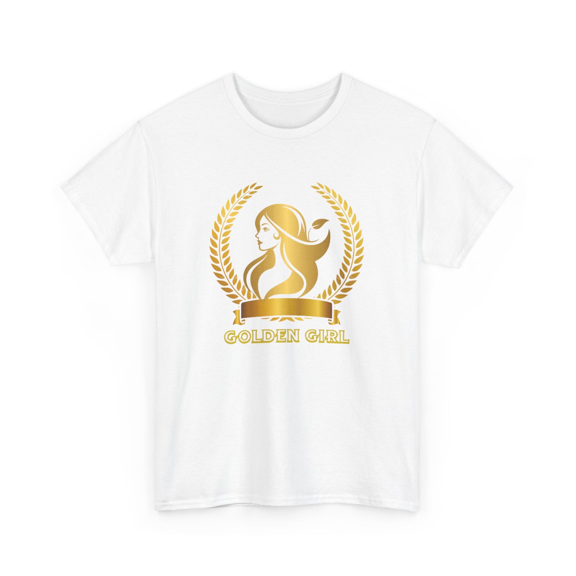 Golden Owl Unisex Heavy Cotton Tee - Casual Wear, Trendy T-Shirt, Unique Gift, Comfortable Apparel, Perfect for Any Occasion