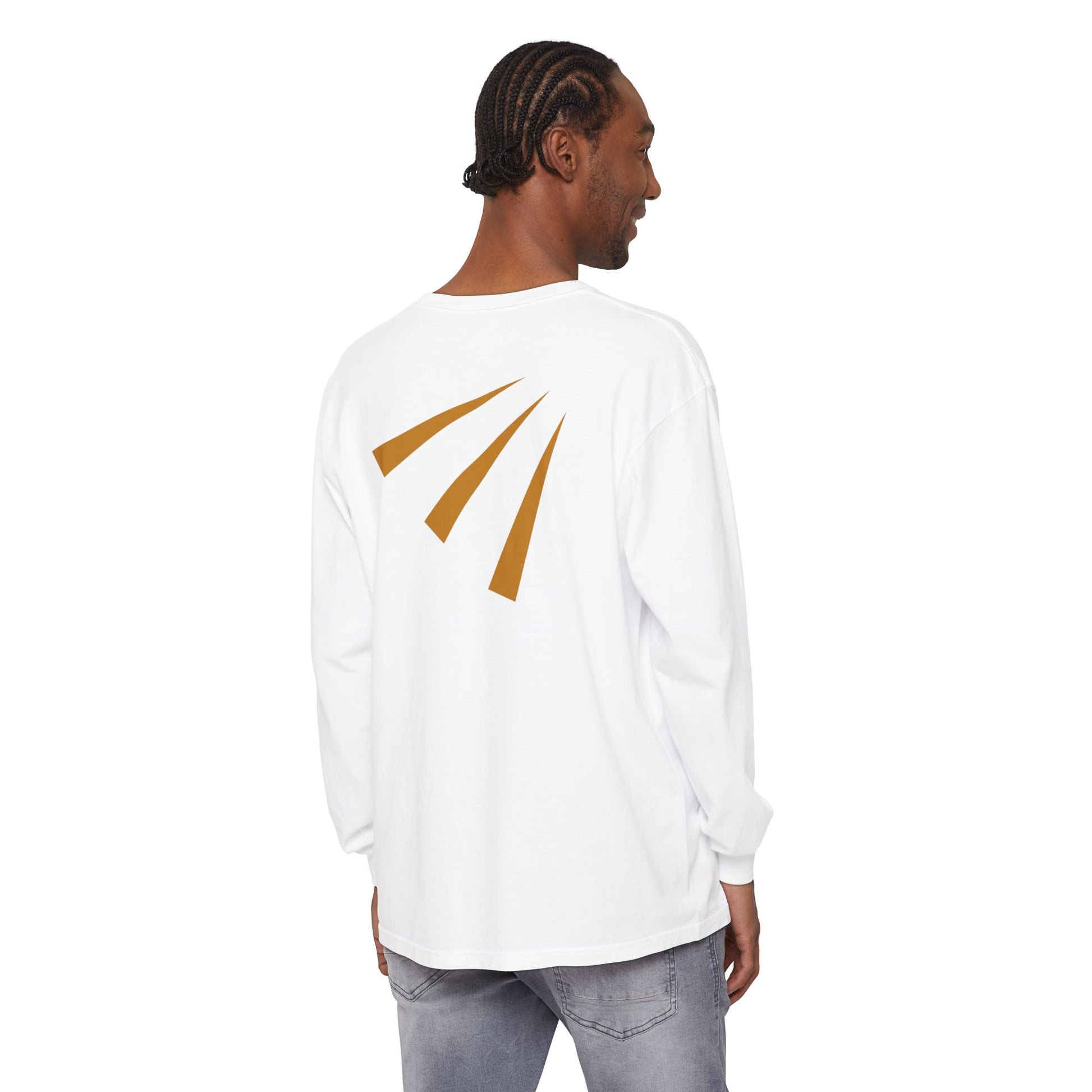 Smiling Character Unisex Long Sleeve Tee - Perfect for Casual Days & Gift Giving
