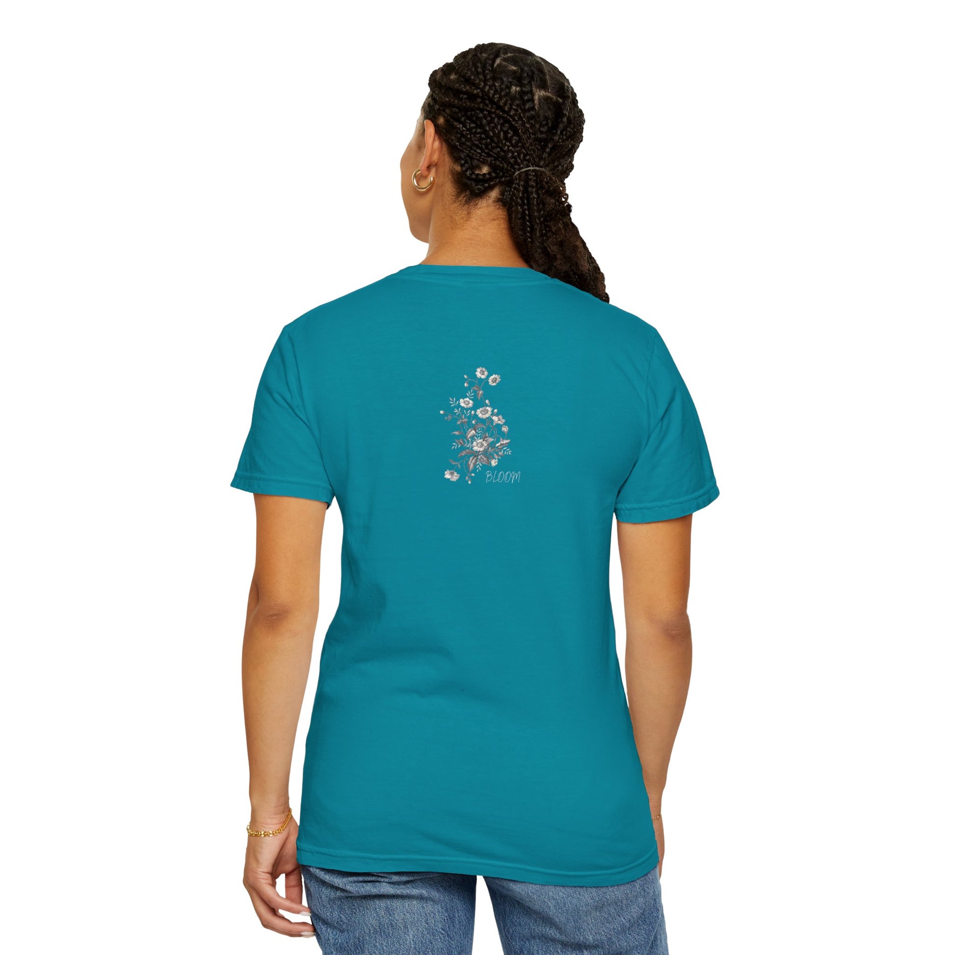 Purple Floral Butterfly T-shirt, Unisex Graphic Tee, Summer Fashion, Nature Lover Gift, Eco-Friendly Apparel