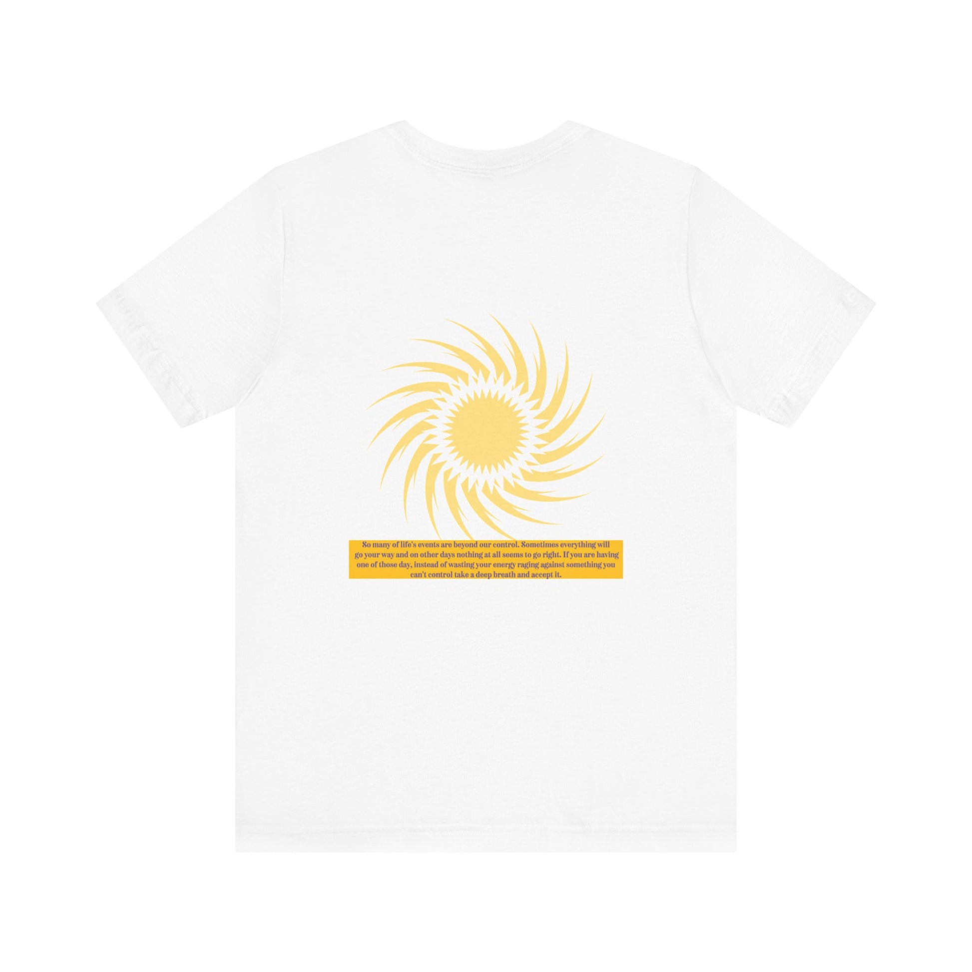 Energy Beacon Short Sleeve Tee - Unisex Inspirational Sun Design