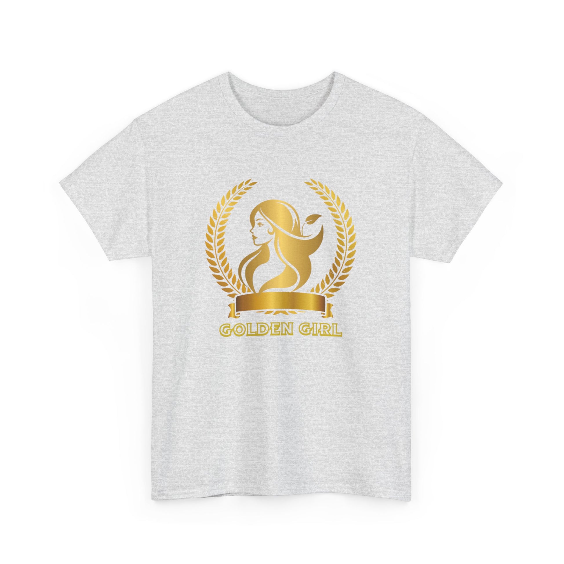 Golden Owl Unisex Heavy Cotton Tee - Casual Wear, Trendy T-Shirt, Unique Gift, Comfortable Apparel, Perfect for Any Occasion