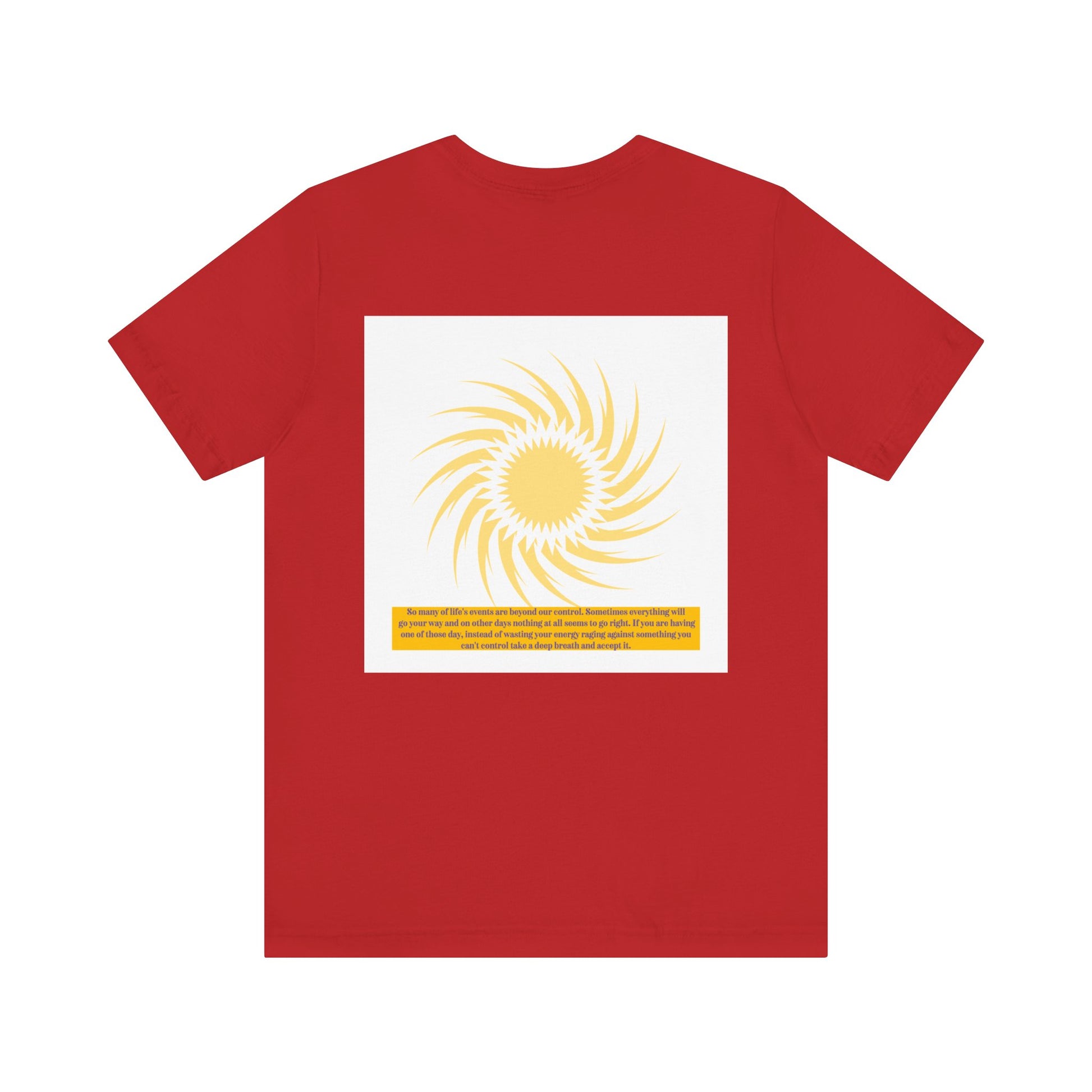 Energy Beacon Short Sleeve Tee - Unisex Inspirational Sun Design