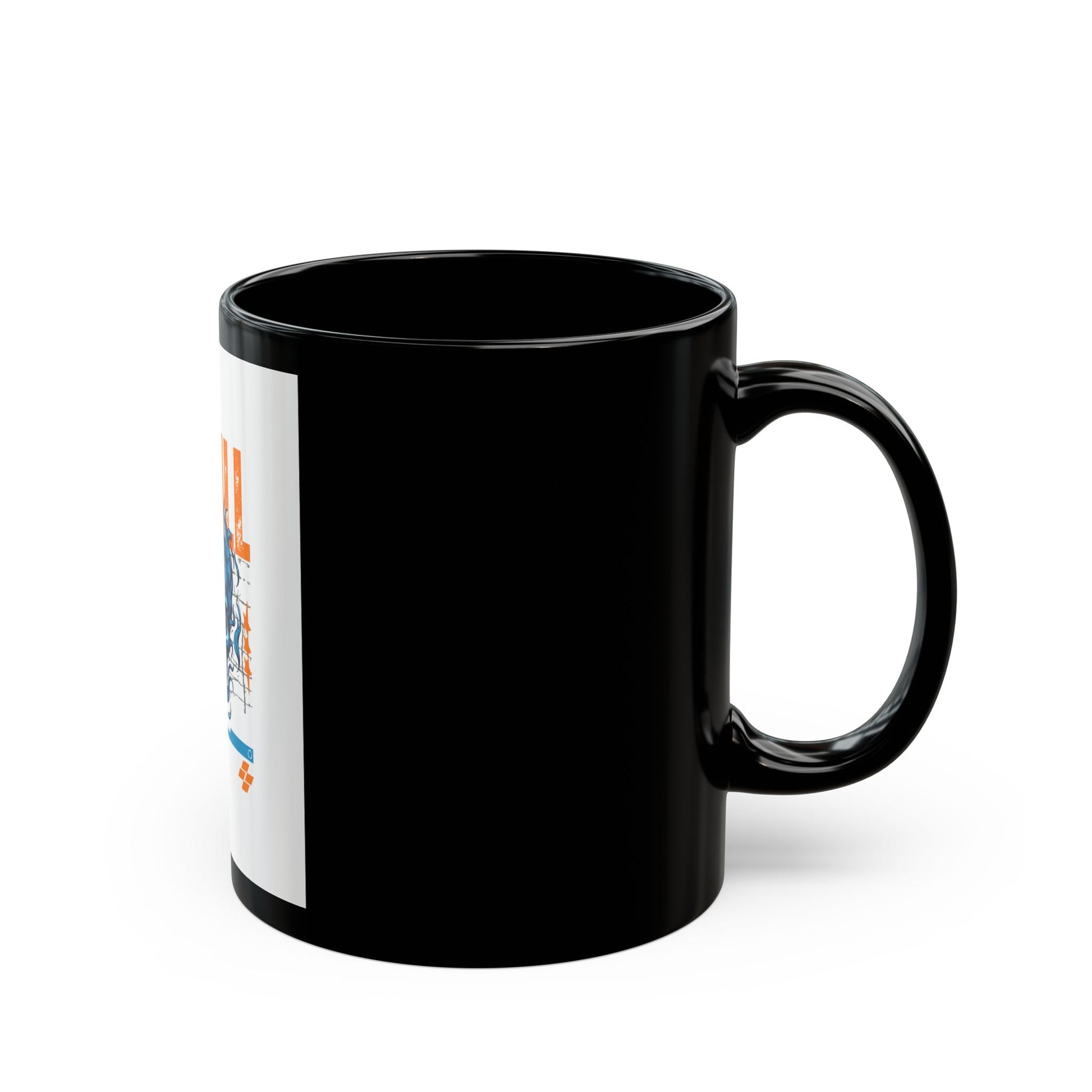 Skull Fire Black Mug - 11oz & 15oz | Unique Gift for Halloween & Everyday Use