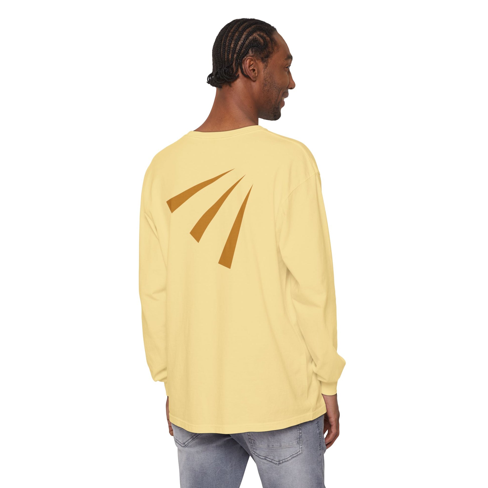 Smiling Character Unisex Long Sleeve Tee - Perfect for Casual Days & Gift Giving