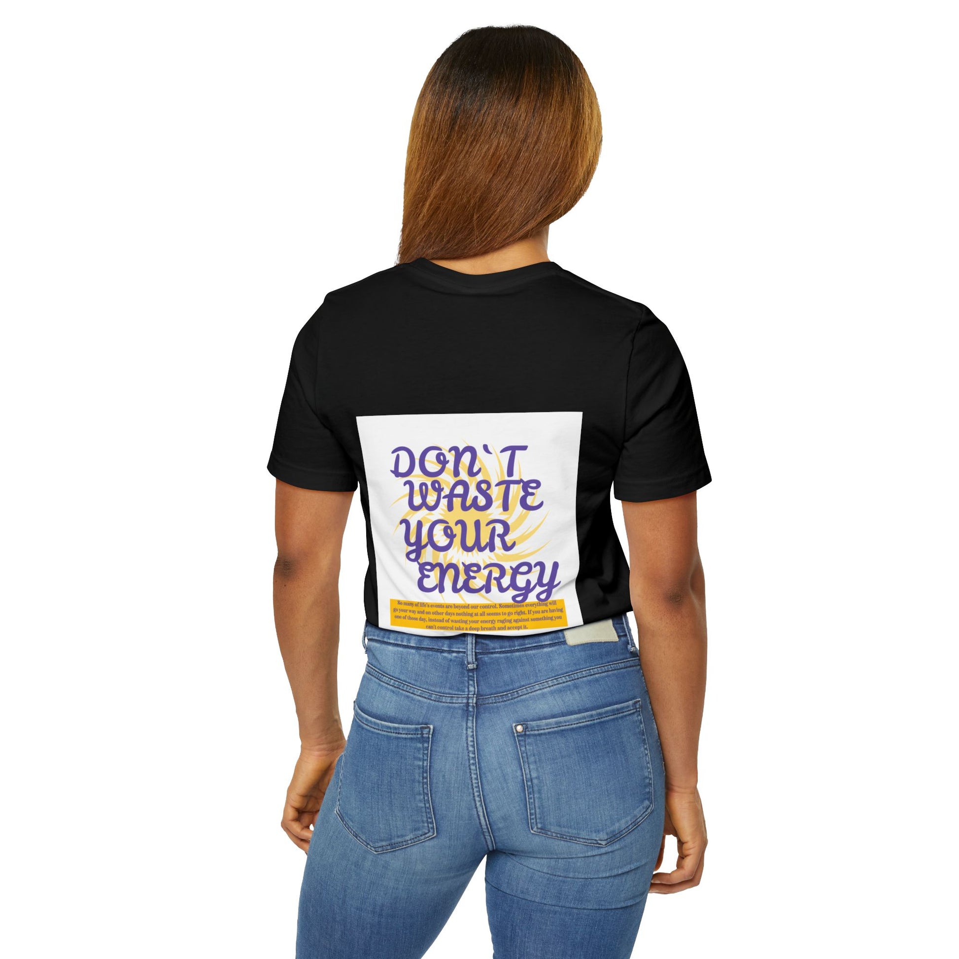 Sunshine Energy Quote Unisex Jersey T-Shirt | Positive Vibes Apparel