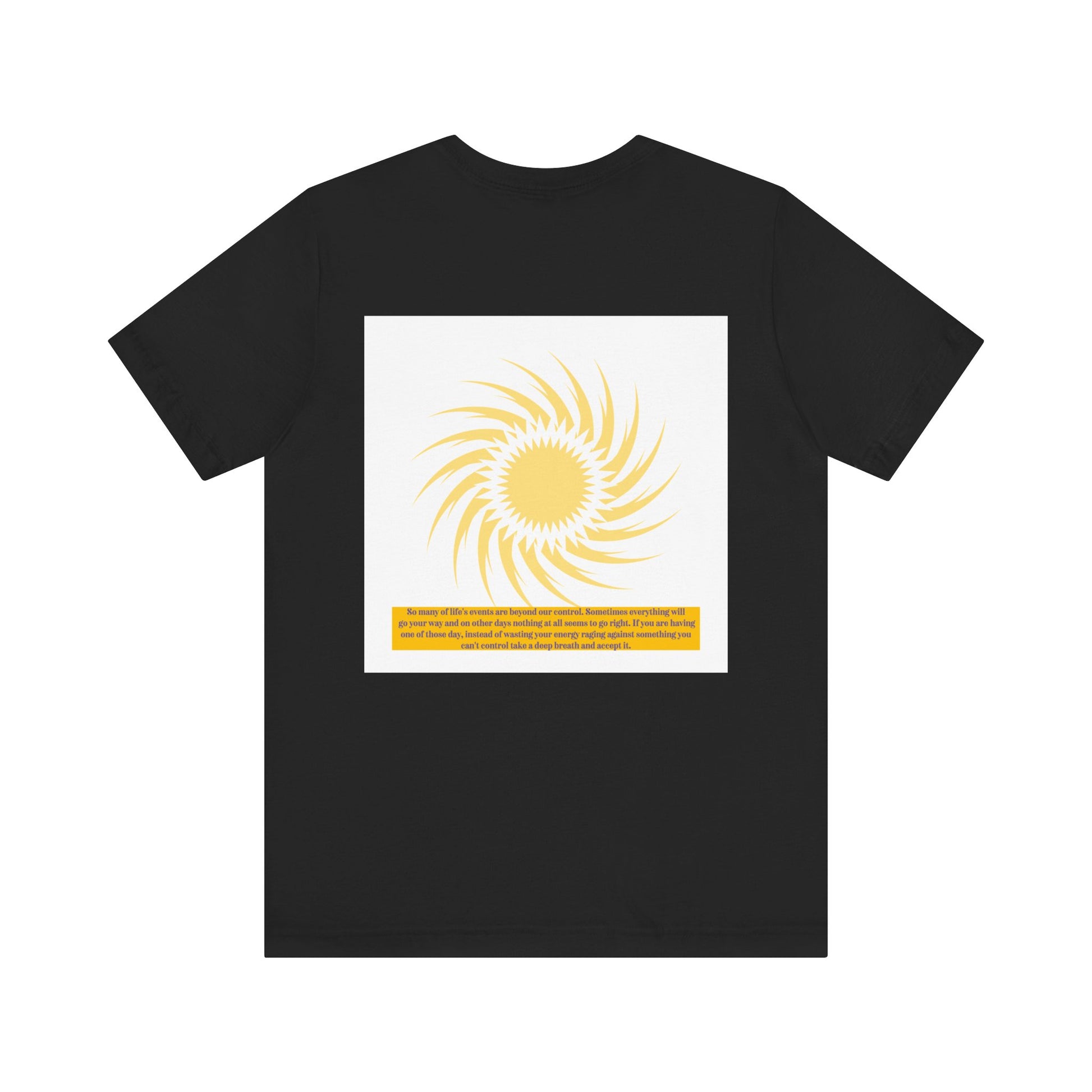Energy Beacon Short Sleeve Tee - Unisex Inspirational Sun Design