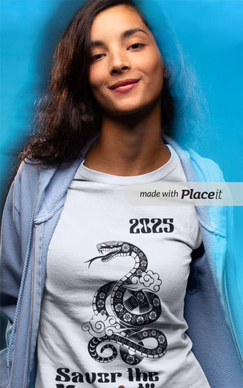 Stylish Unisex Garment-Dyed T-Shirt with Snake Design - Perfect for Summer, Casual Wear, Unique Gifts, Eco-Friendly Fashion