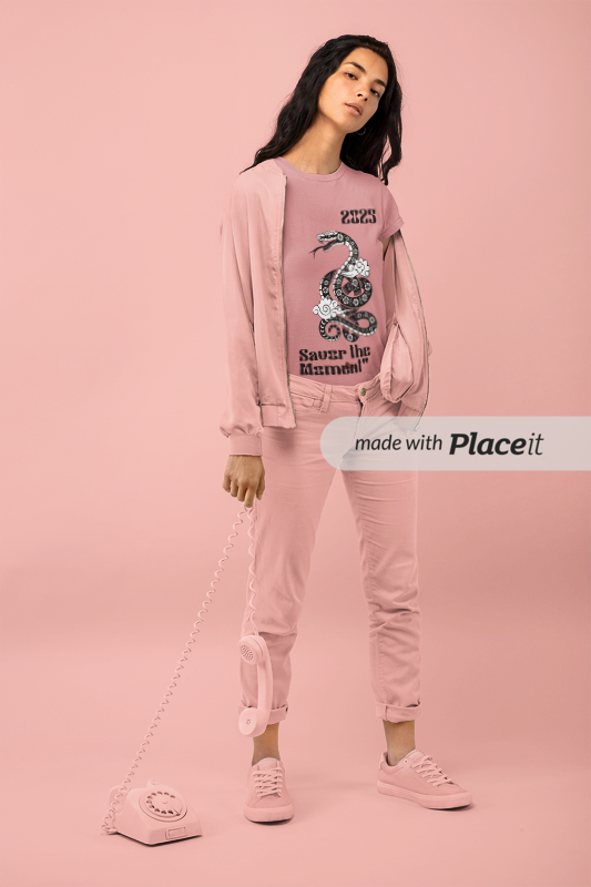 Stylish Unisex Garment-Dyed T-Shirt with Snake Design - Perfect for Summer, Casual Wear, Unique Gifts, Eco-Friendly Fashion