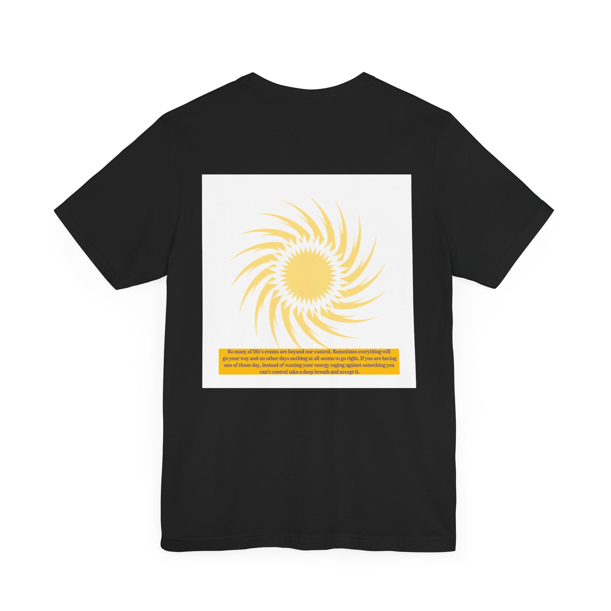 Energy Beacon Short Sleeve Tee - Unisex Inspirational Sun Design