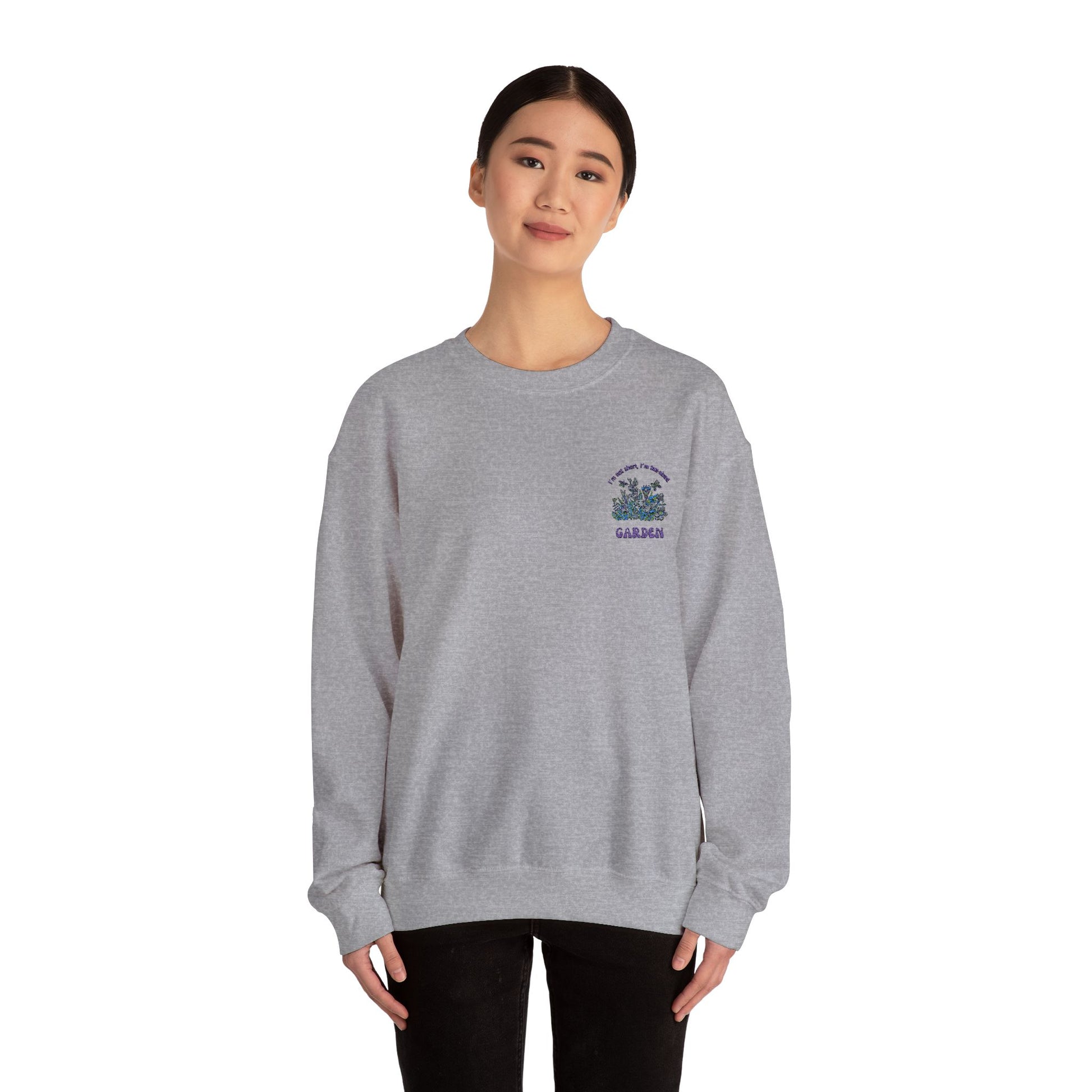 Garden Vibes Unisex Crewneck Sweatshirt - Cozy Botanical Style