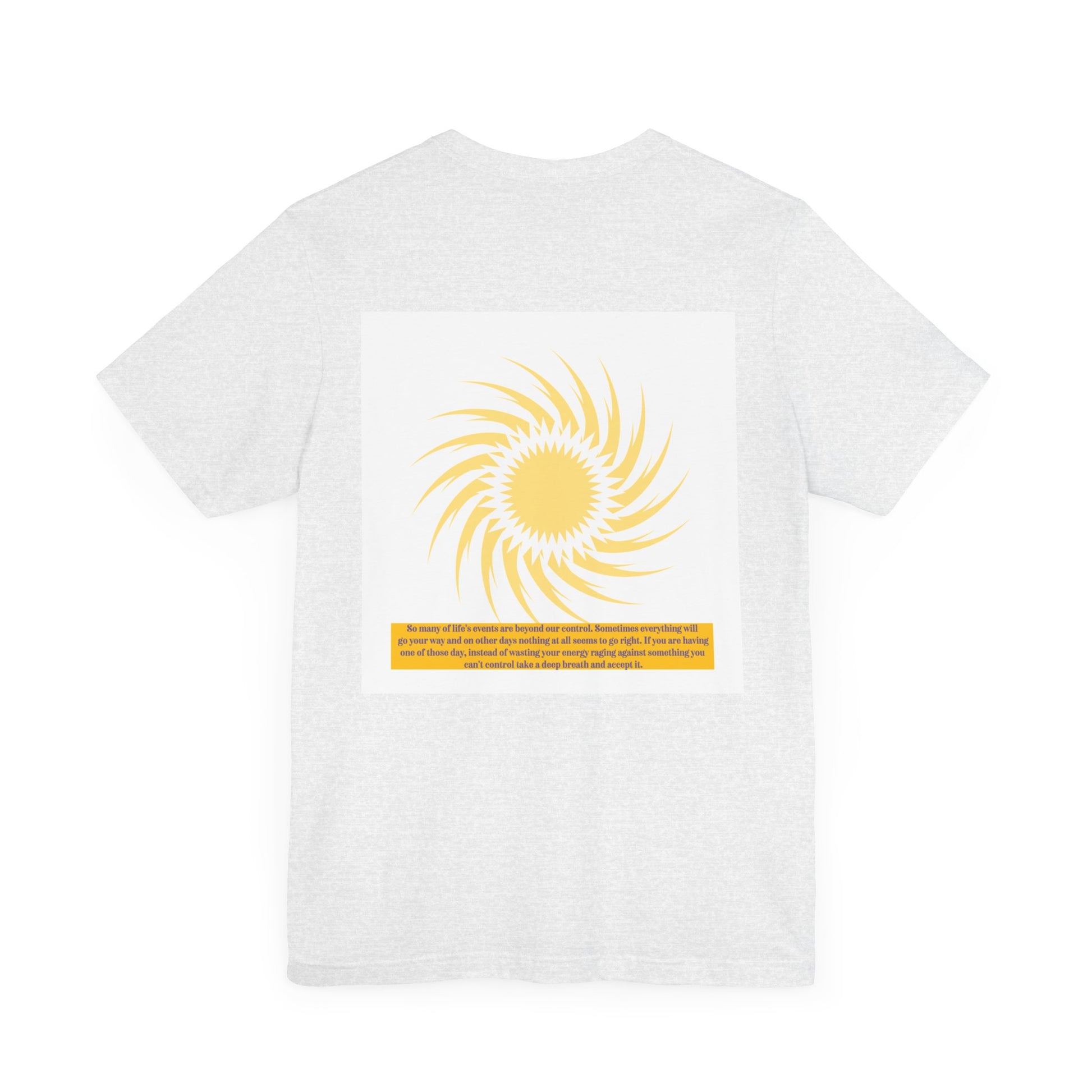Energy Beacon Short Sleeve Tee - Unisex Inspirational Sun Design