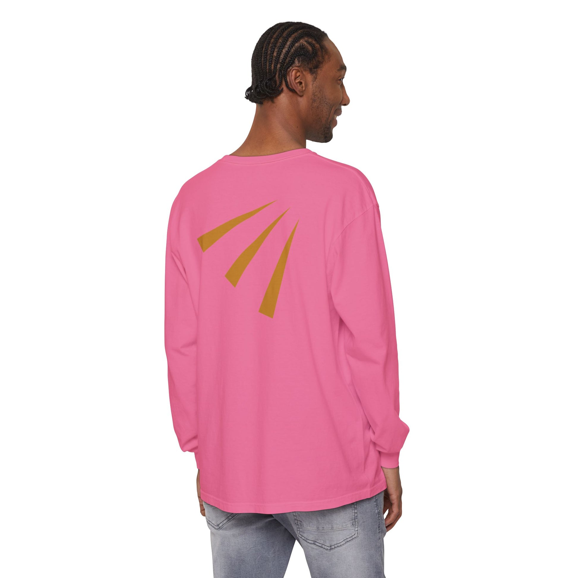 Smiling Character Unisex Long Sleeve Tee - Perfect for Casual Days & Gift Giving