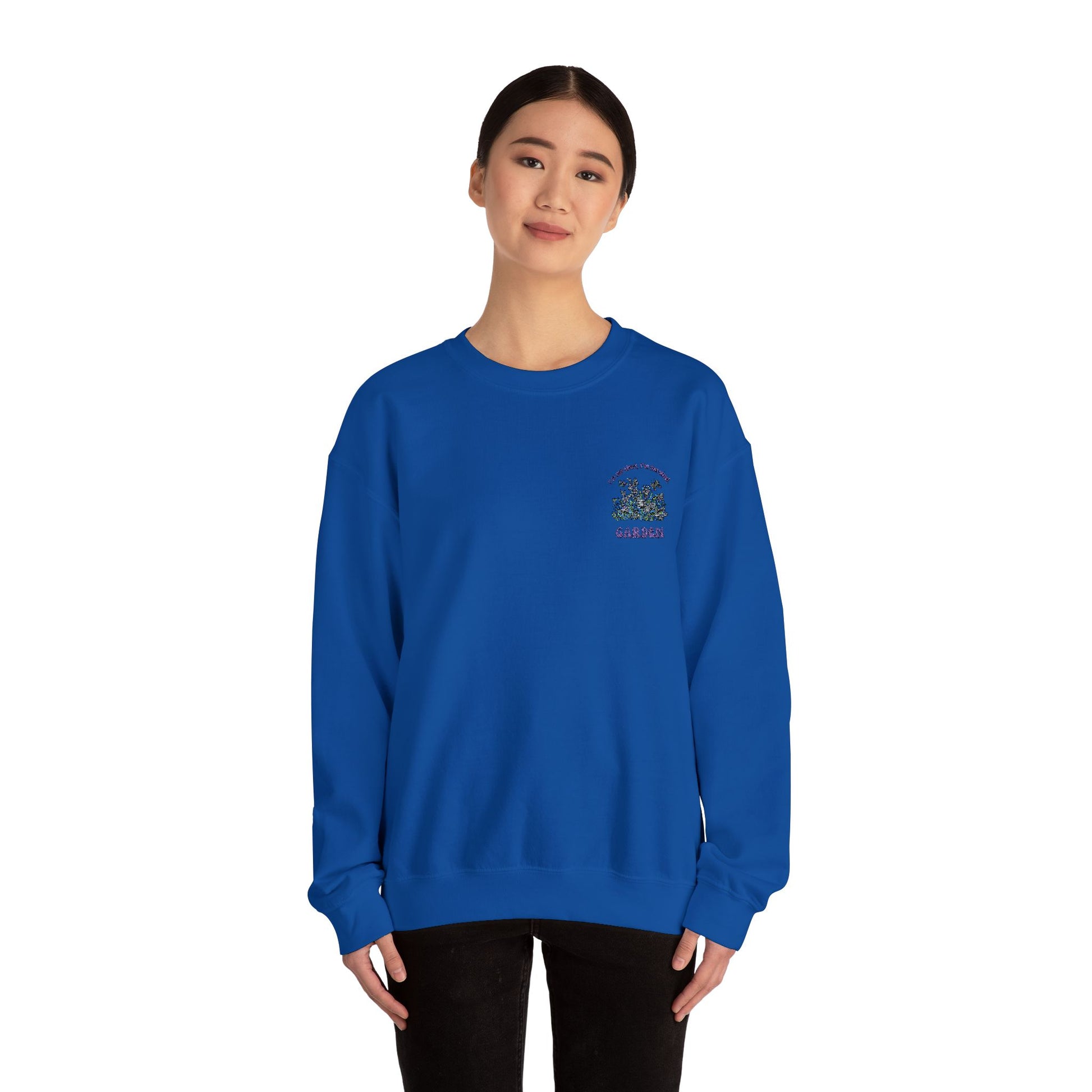 Garden Vibes Unisex Crewneck Sweatshirt - Cozy Botanical Style