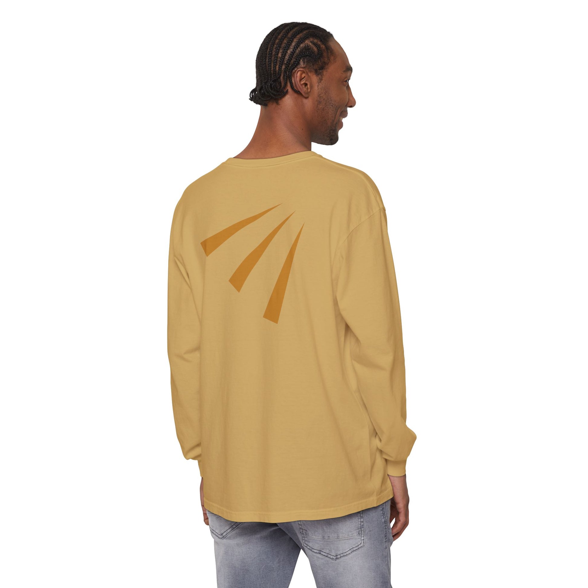 Smiling Character Unisex Long Sleeve Tee - Perfect for Casual Days & Gift Giving