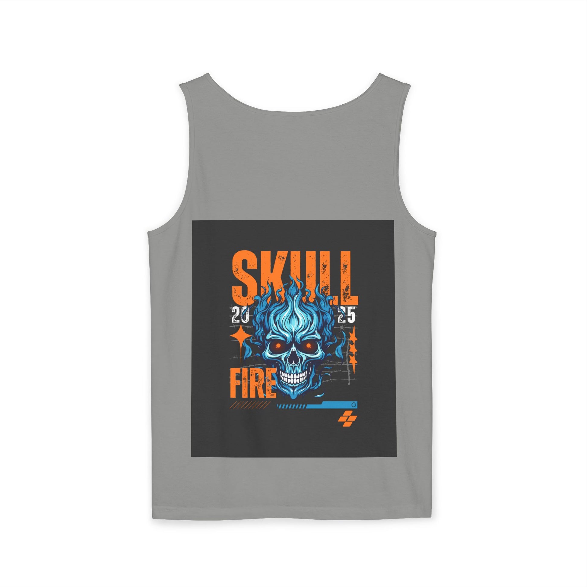 Skull Fire Graphic Tank Top for Unisex - Bold Summer Style