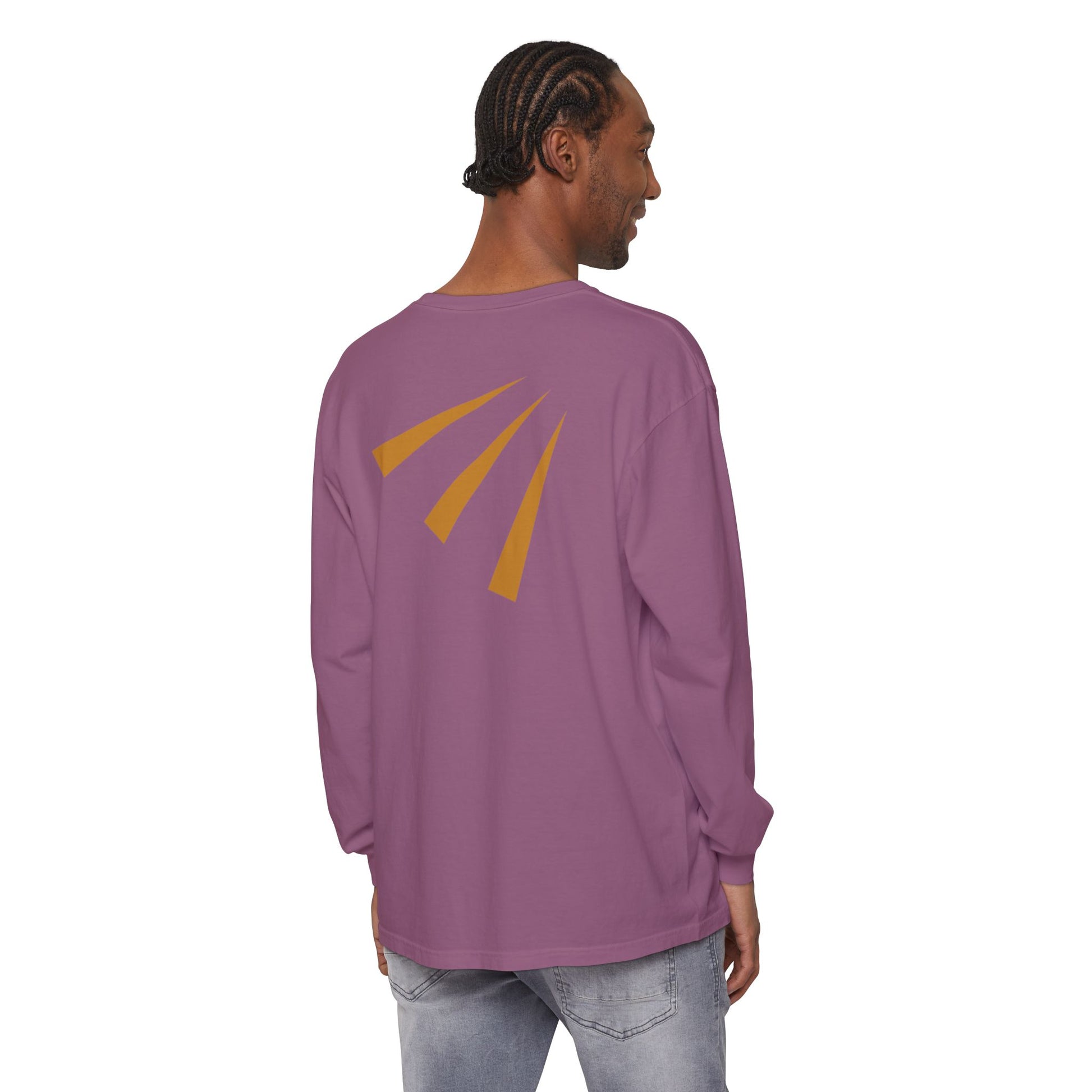 Smiling Character Unisex Long Sleeve Tee - Perfect for Casual Days & Gift Giving