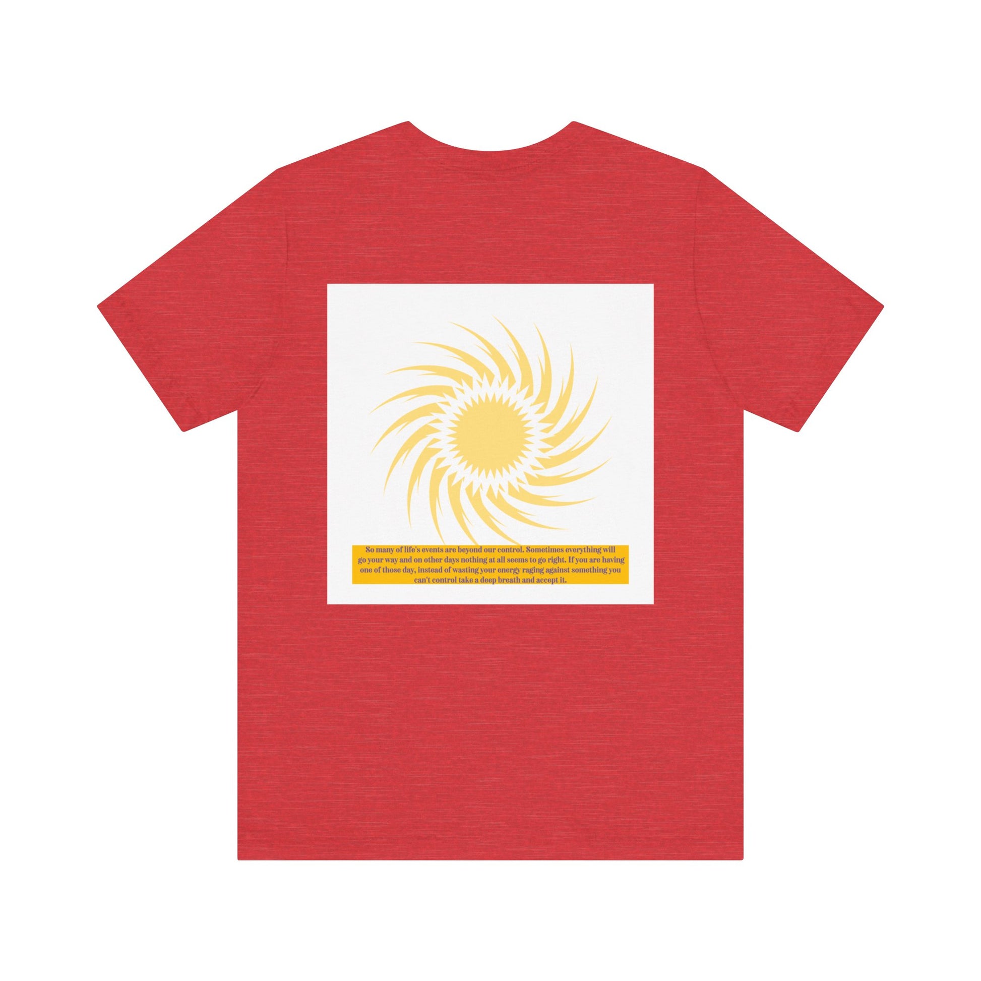 Energy Beacon Short Sleeve Tee - Unisex Inspirational Sun Design