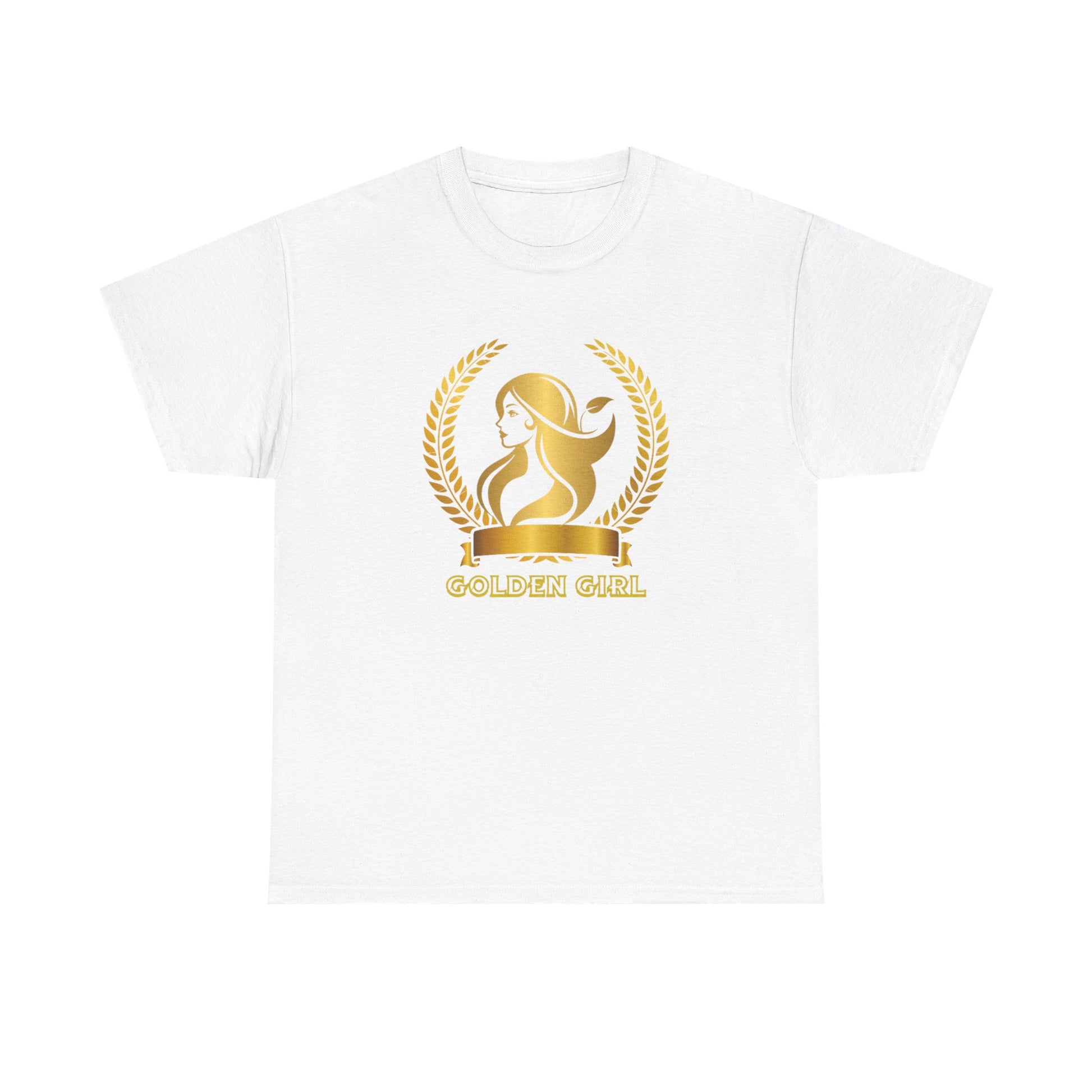 Golden Owl Unisex Heavy Cotton Tee - Casual Wear, Trendy T-Shirt, Unique Gift, Comfortable Apparel, Perfect for Any Occasion