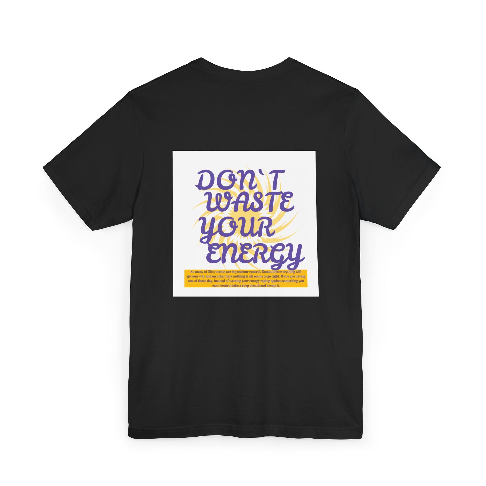 Sunshine Energy Quote Unisex Jersey T-Shirt | Positive Vibes Apparel