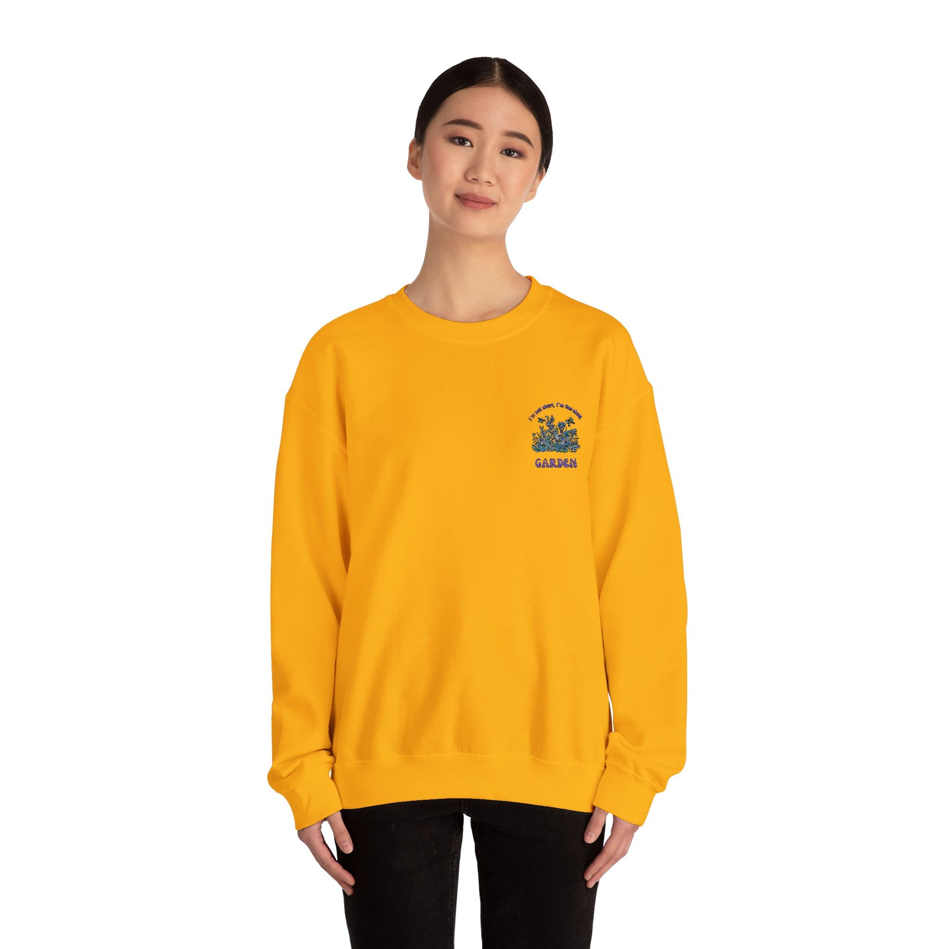 Garden Vibes Unisex Crewneck Sweatshirt - Cozy Botanical Style