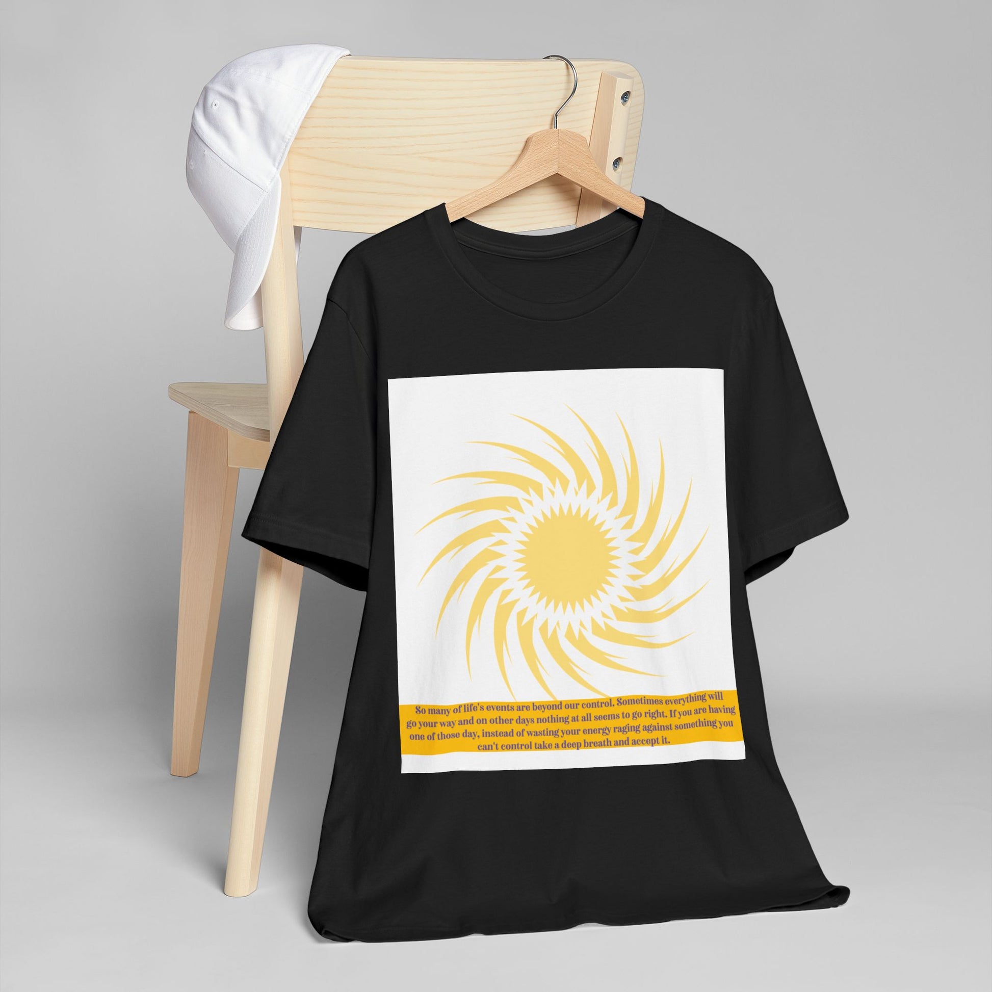 Sunshine Energy Quote Unisex Jersey T-Shirt | Positive Vibes Apparel