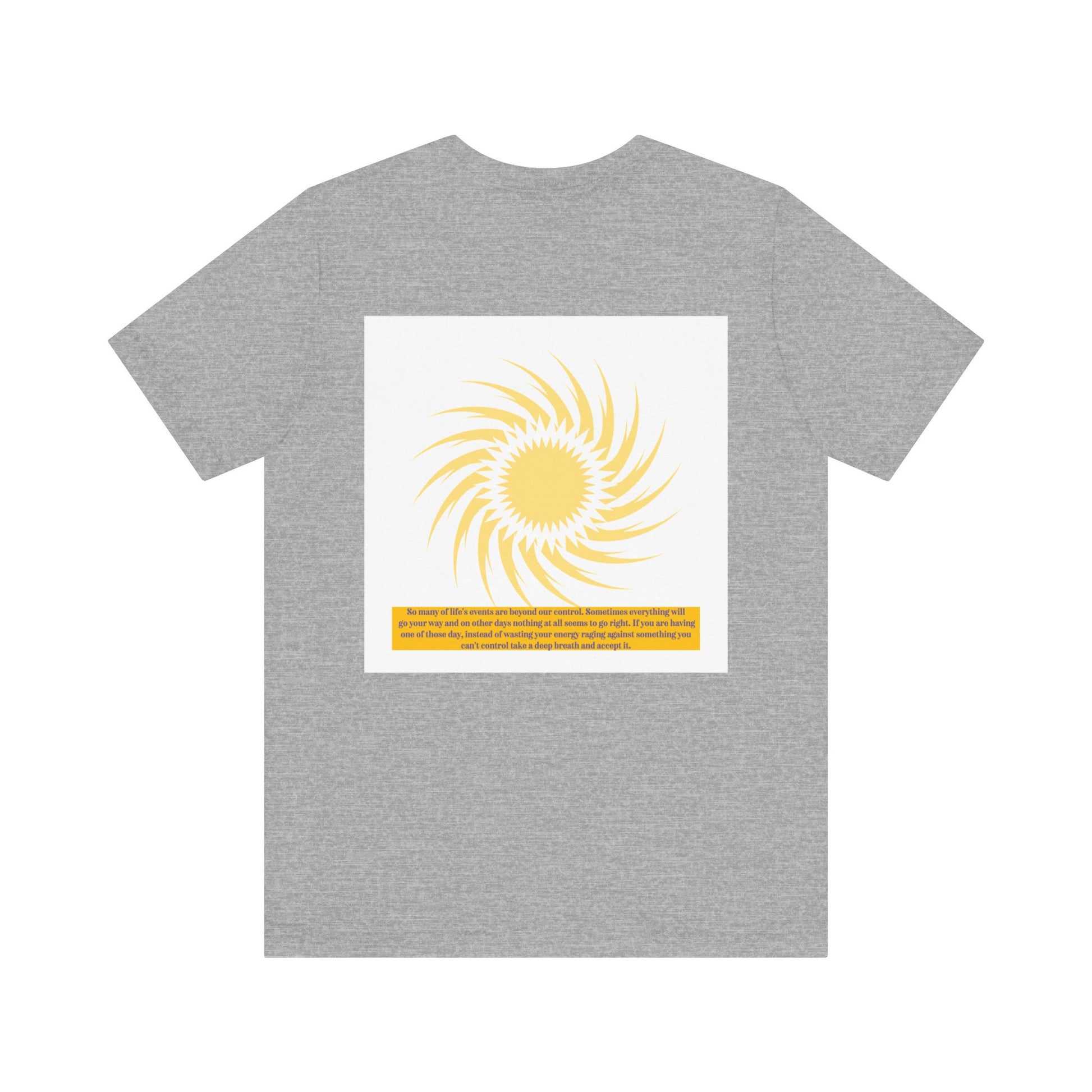 Energy Beacon Short Sleeve Tee - Unisex Inspirational Sun Design