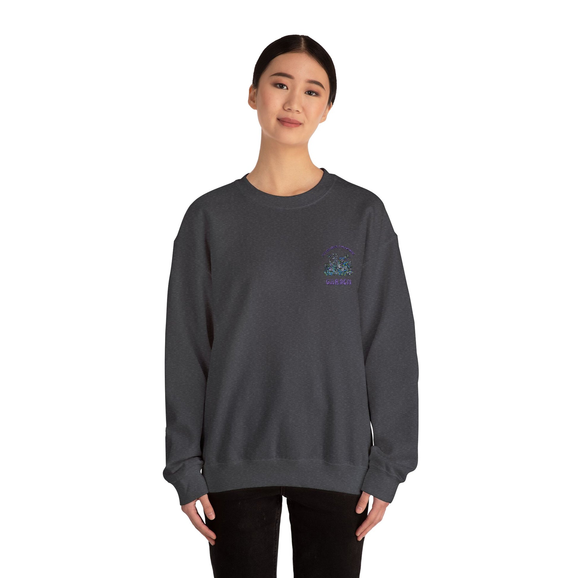 Garden Vibes Unisex Crewneck Sweatshirt - Cozy Botanical Style