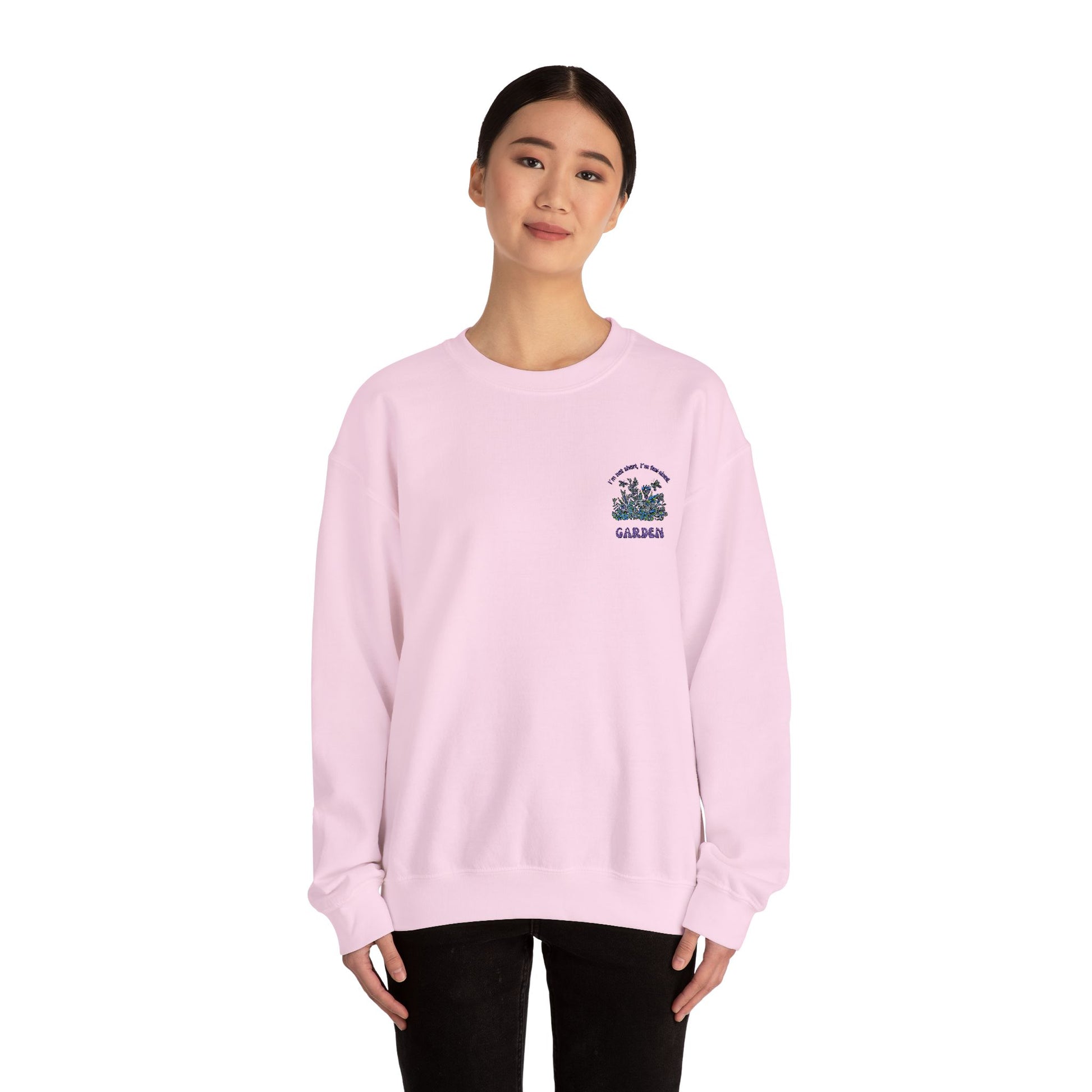Garden Vibes Unisex Crewneck Sweatshirt - Cozy Botanical Style