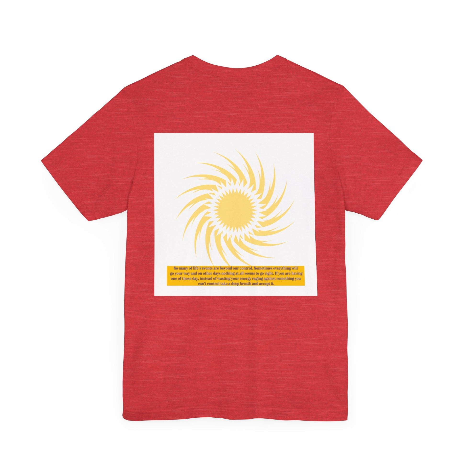 Energy Beacon Short Sleeve Tee - Unisex Inspirational Sun Design