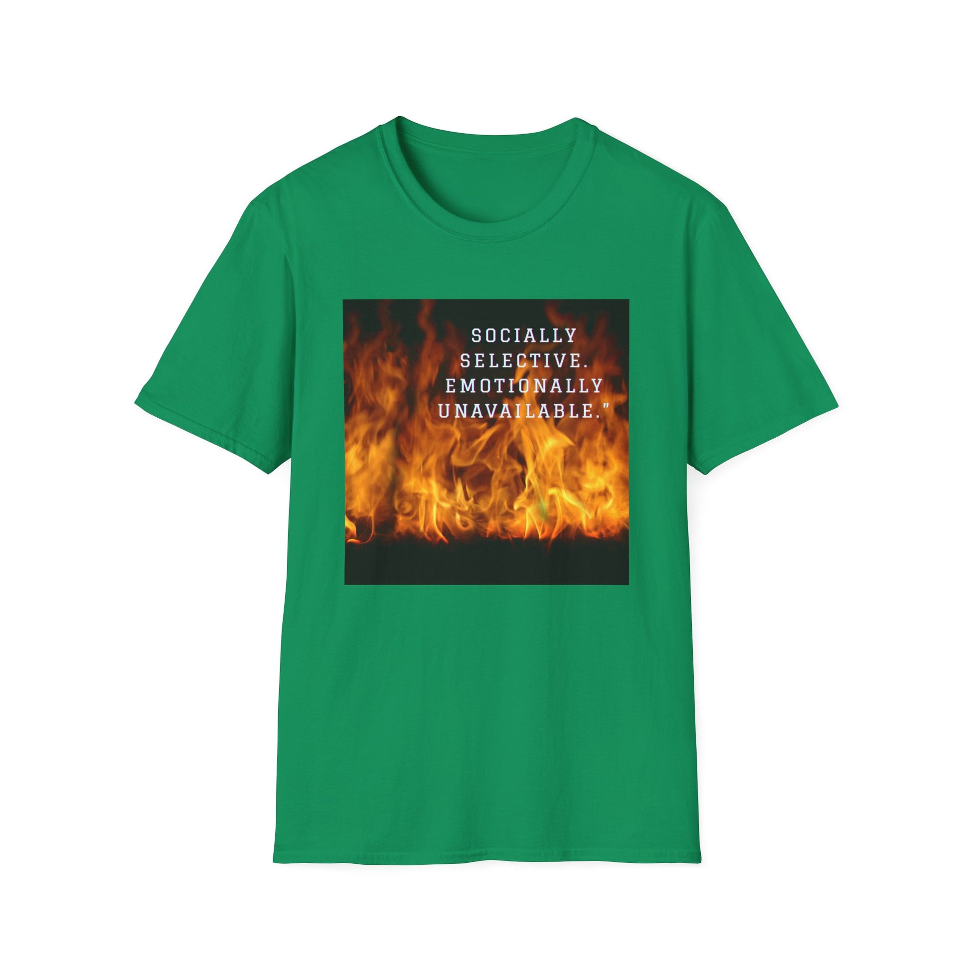 Socially Selective T-Shirt, Trendy Tee, Casual Wear, Gift for Friends, Summer Apparel, Emotionally Unavailable Fashion