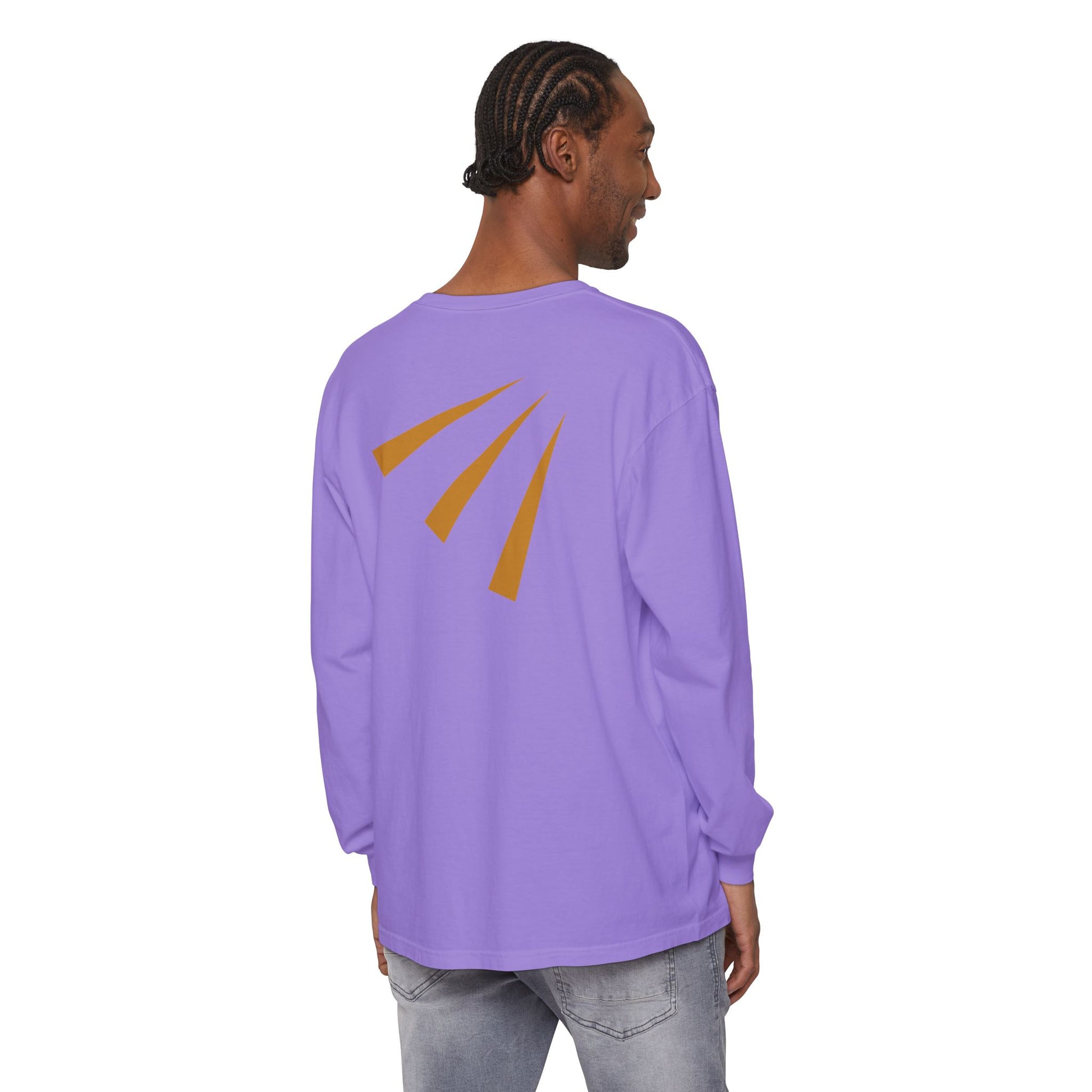 Smiling Character Unisex Long Sleeve Tee - Perfect for Casual Days & Gift Giving