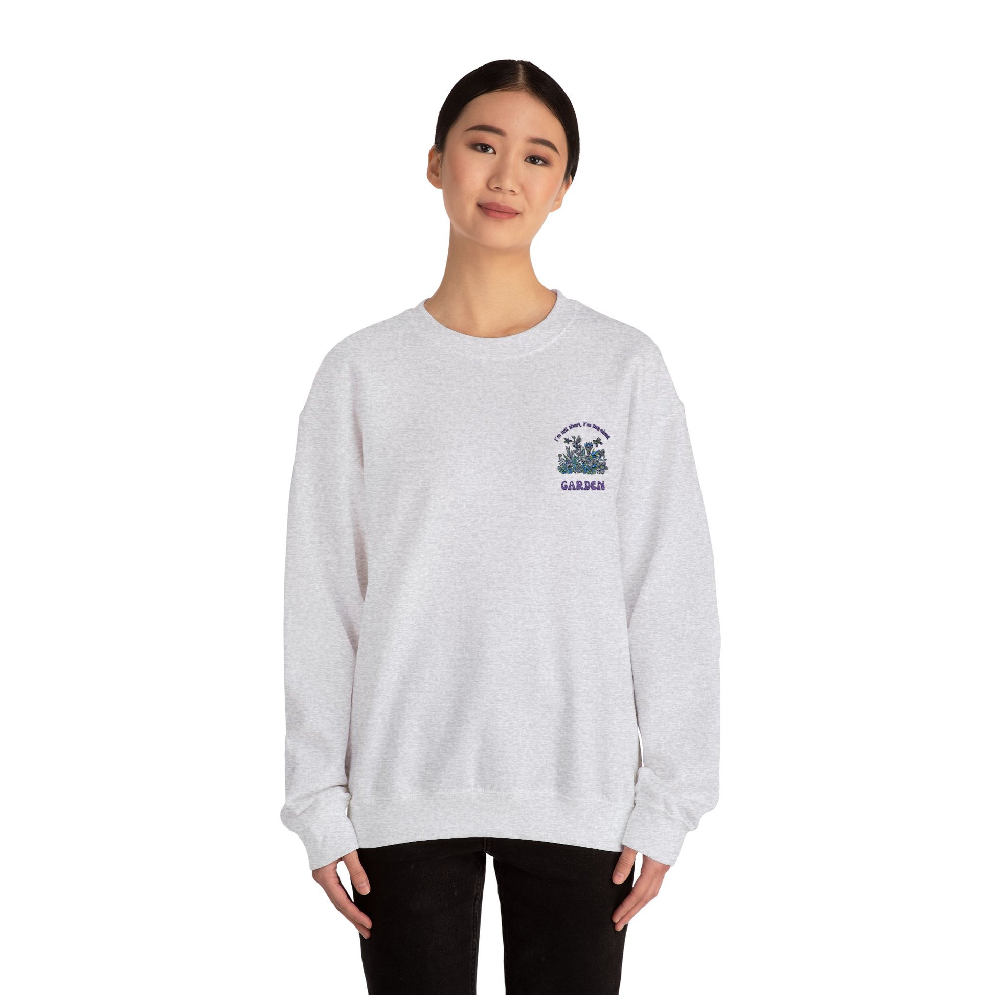 Garden Vibes Unisex Crewneck Sweatshirt - Cozy Botanical Style
