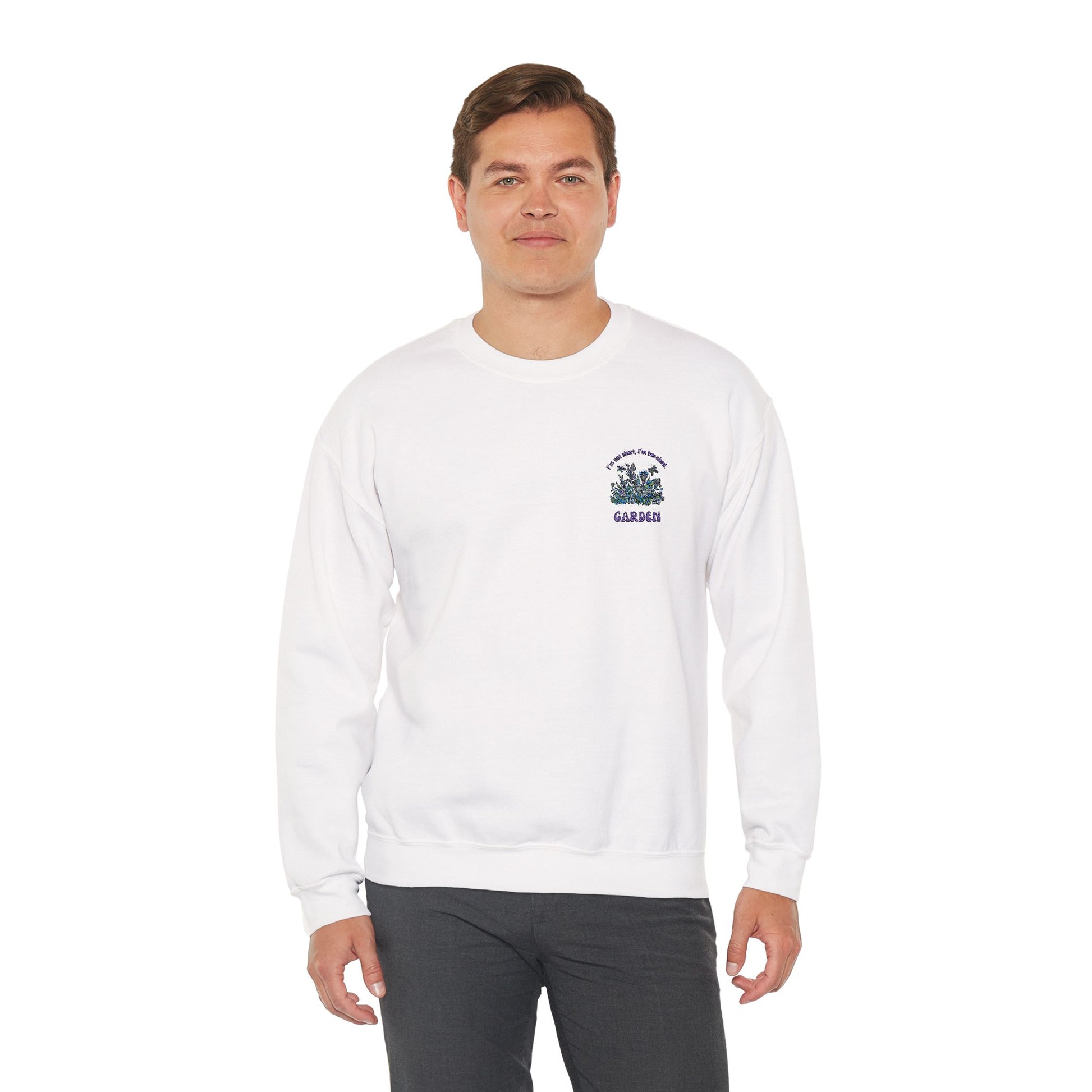 Garden Vibes Unisex Crewneck Sweatshirt - Cozy Botanical Style